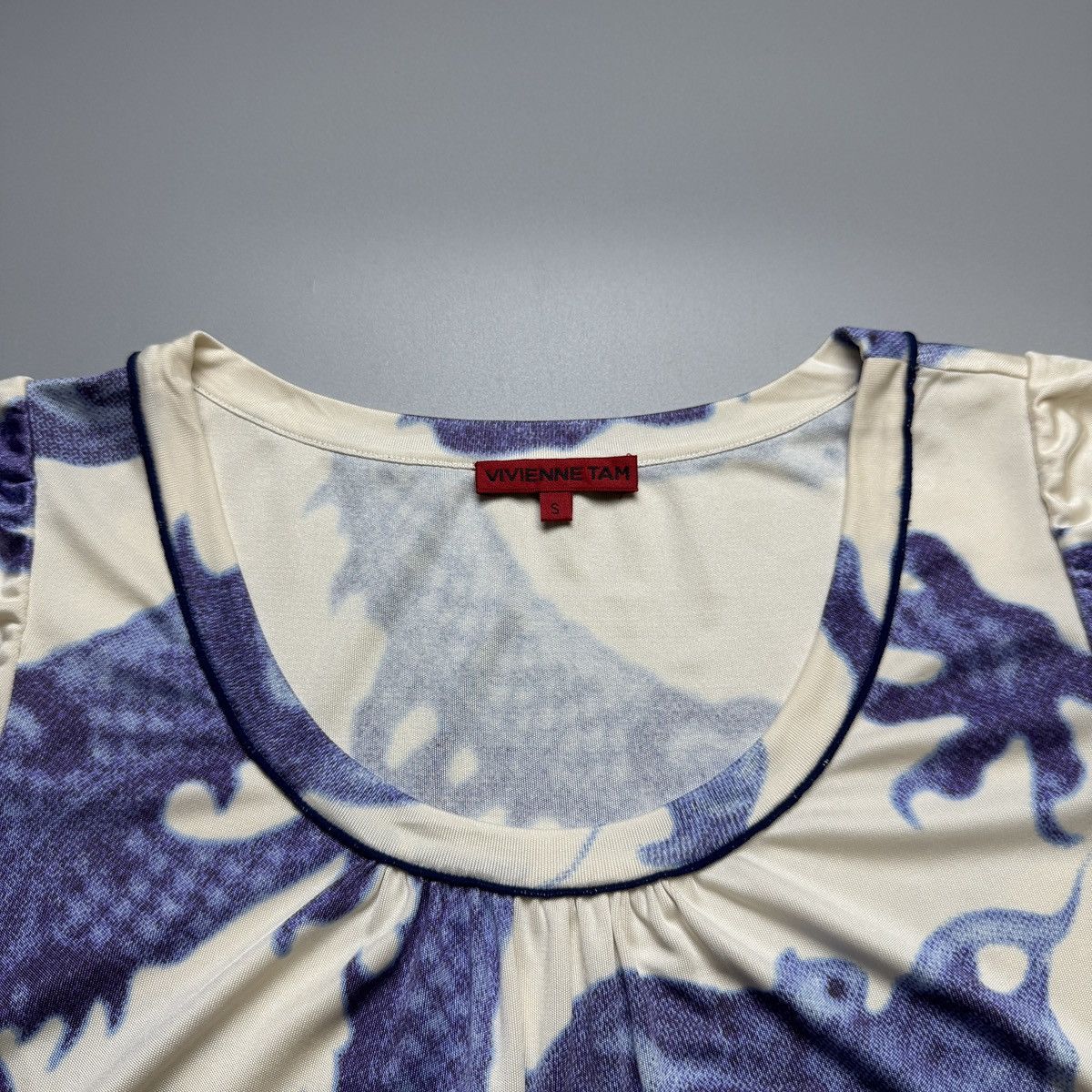 Vivienne Tam Vivienne Tam - Dragon Silk Blouse Size S / US 4 / IT 40 - 7 Thumbnail