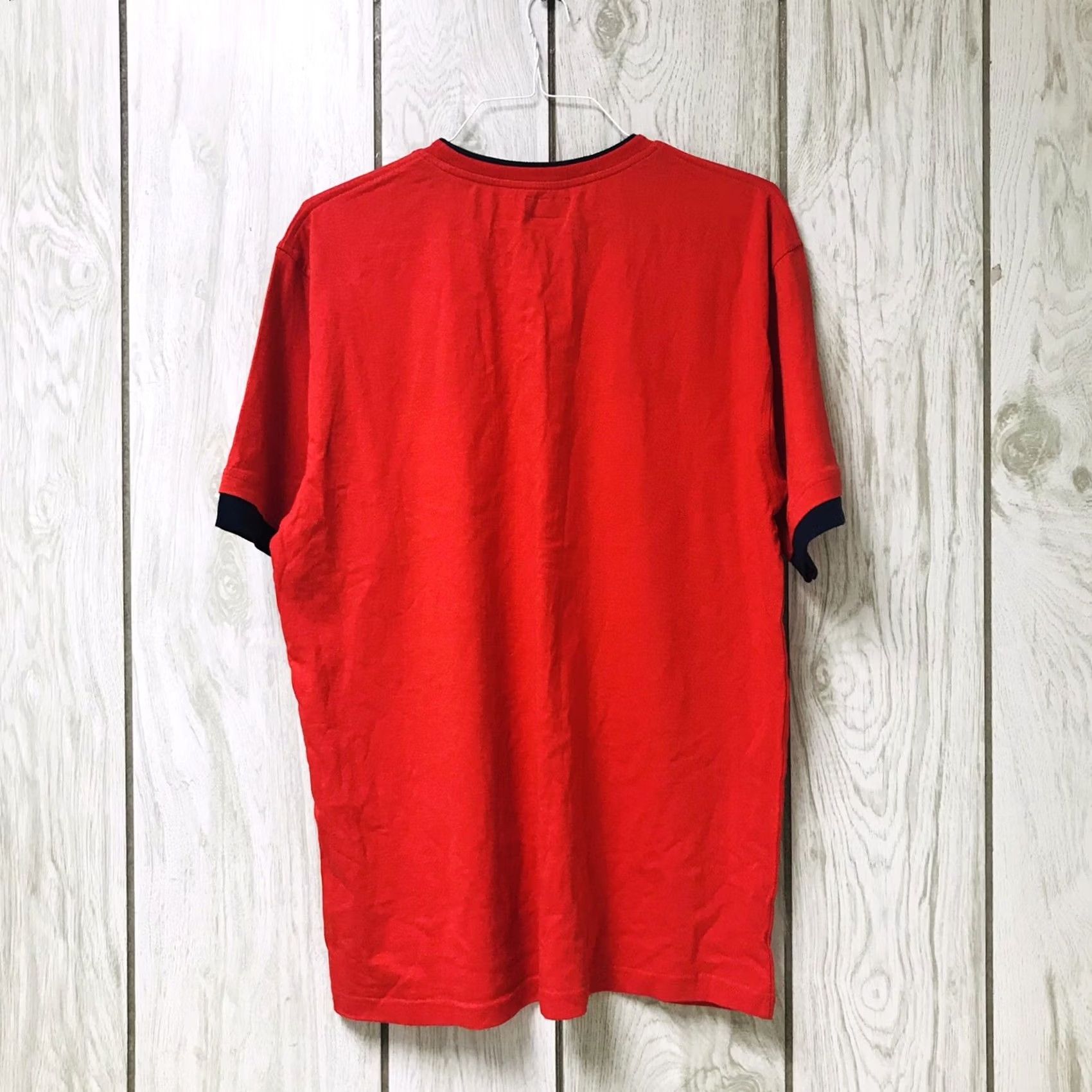 U.S. Polo Assn. VINTAGE U.S. Polo Assn. Men Red 1890 USA Denim Company Embroidered Short Sleeve T-Shirt XL Red Embroidered Polo Shirt Mens Size US XL / EU 56 / 4 - 2 Thumbnail