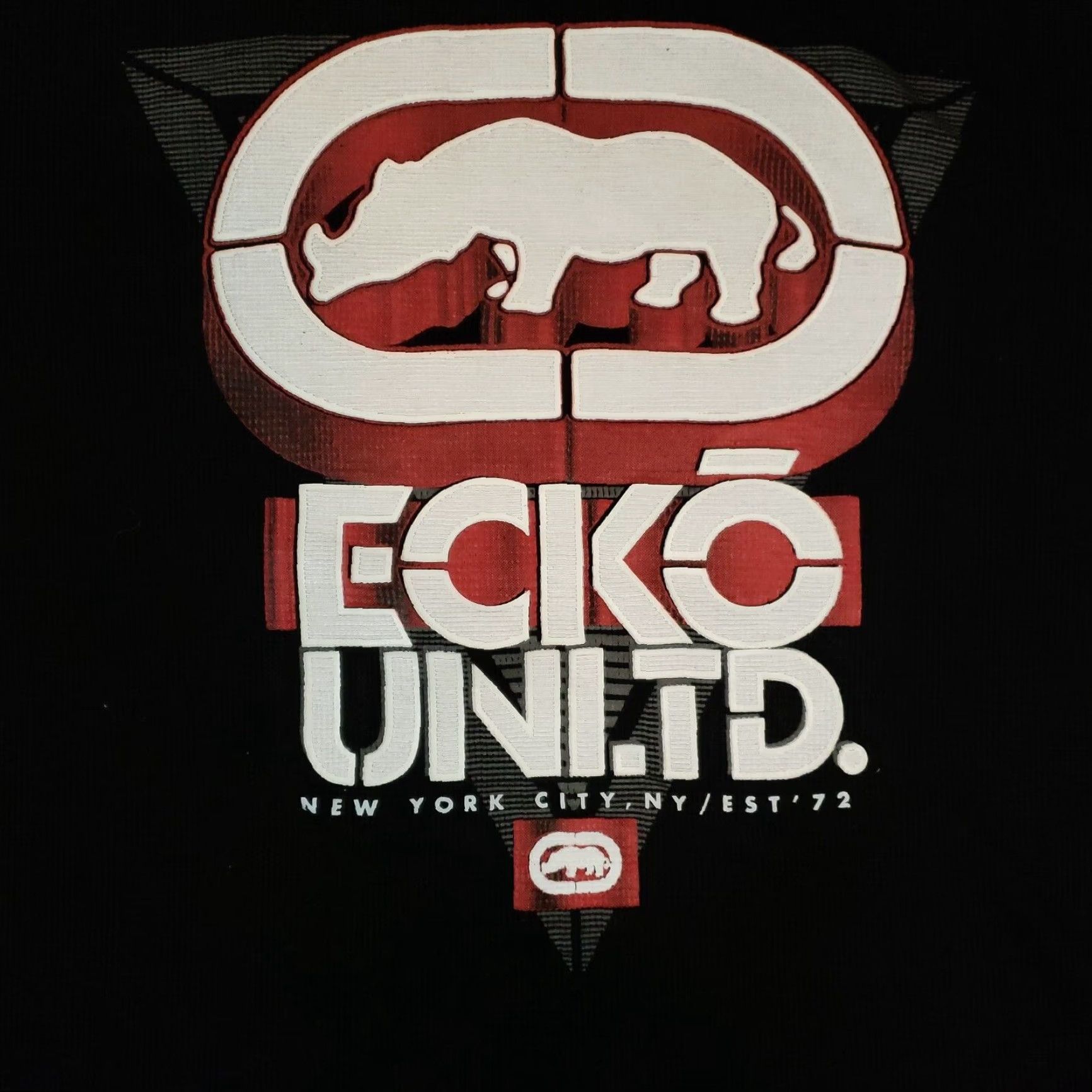 Ecko Unltd. Ecko Unltd. Long Sleeve Graphic T-Shirt Mens Small Black Cotton Size US S / EU 44-46 / 1 - 5 Thumbnail