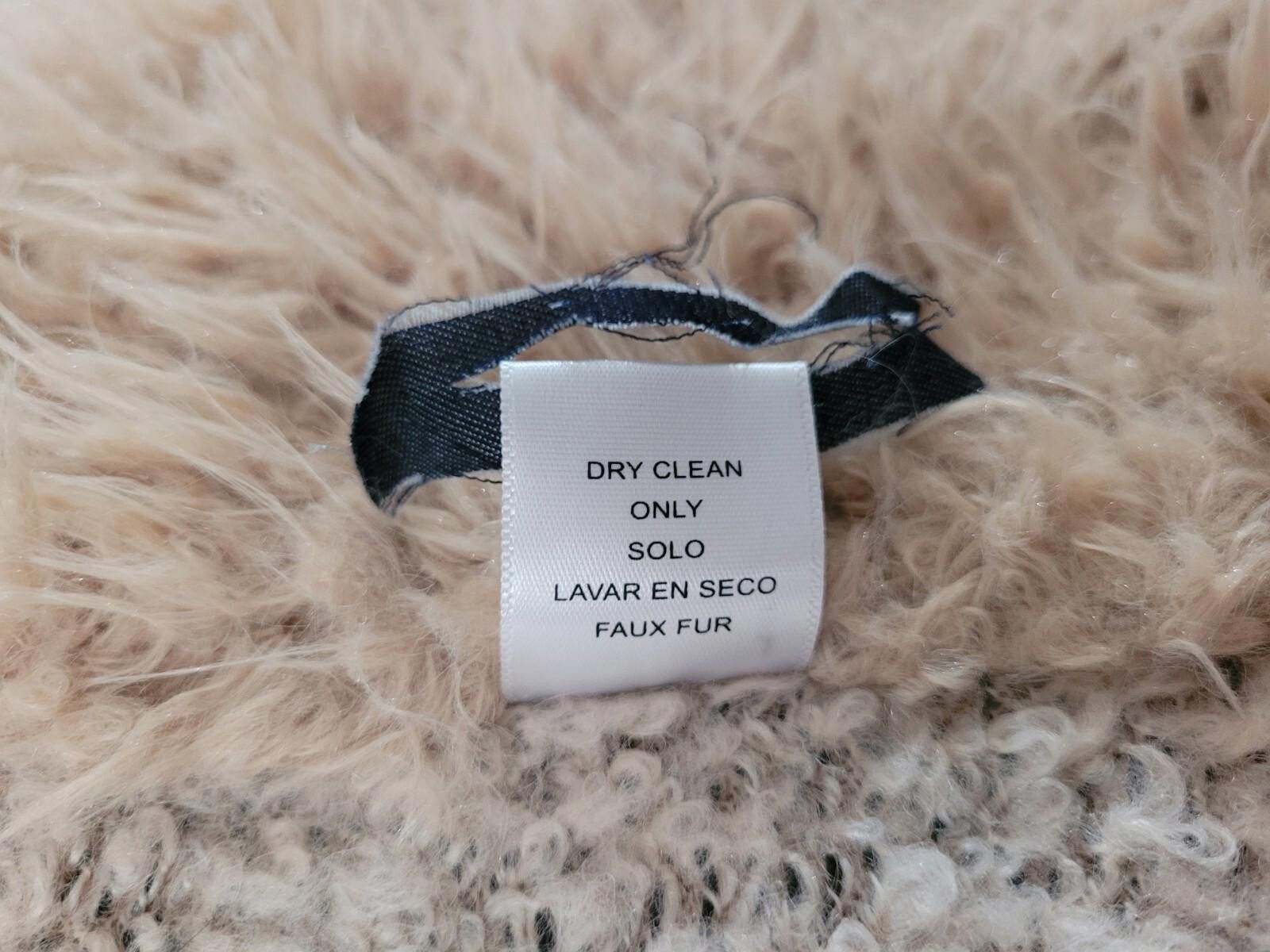 Other Love Tree Women's S Faux Fur Sherpa Wool Acrylic Open Vest Size S / US 4 / IT 40 - 9 Thumbnail