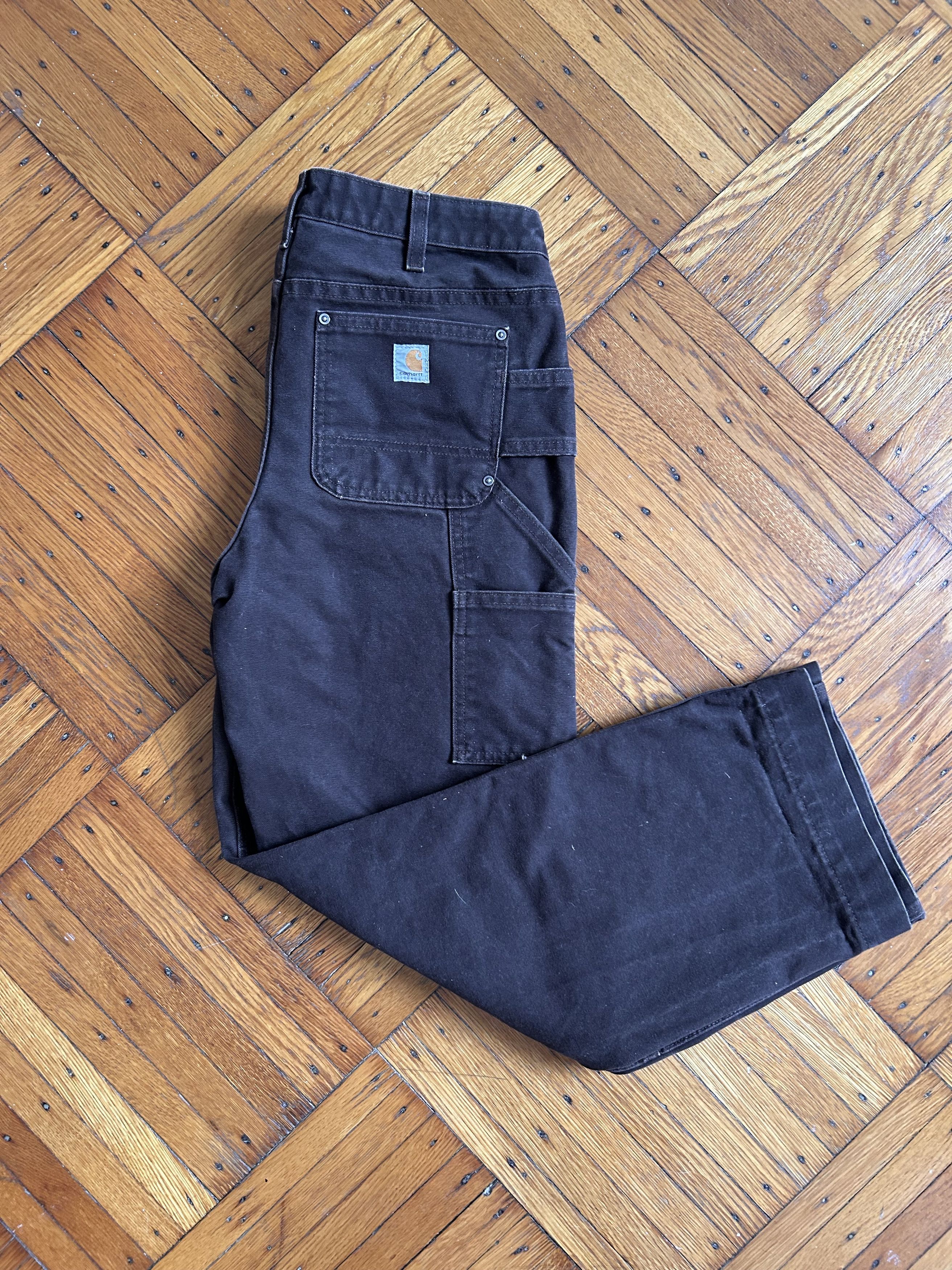 Carhartt Carhartt Brown Double Knee Work Pants Size US 31 - 3 Thumbnail