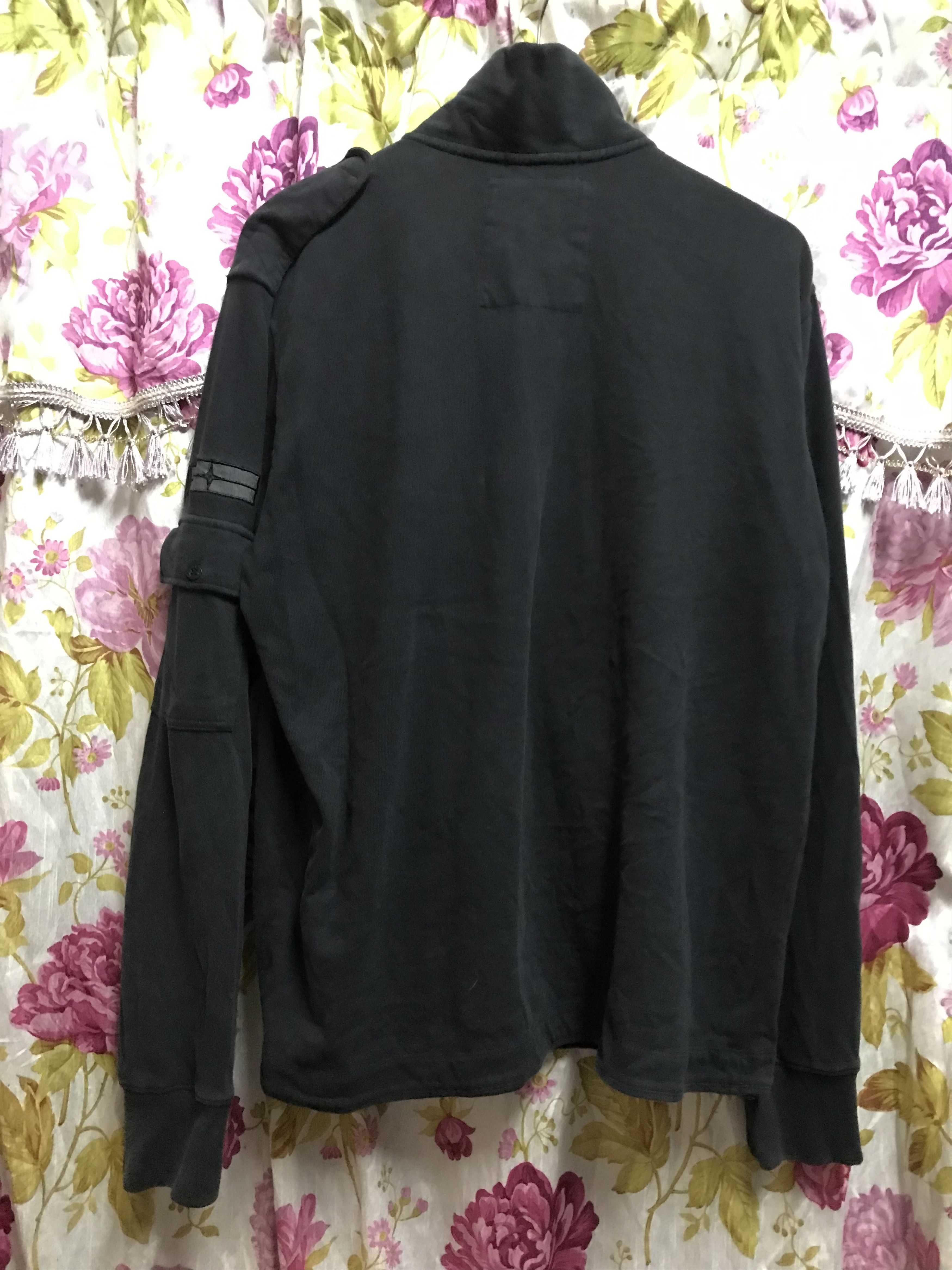 Stone Island Stone Island Denim Sweatshirt Zipper Full Size US XXL / EU 58 / 5 - 2 Thumbnail