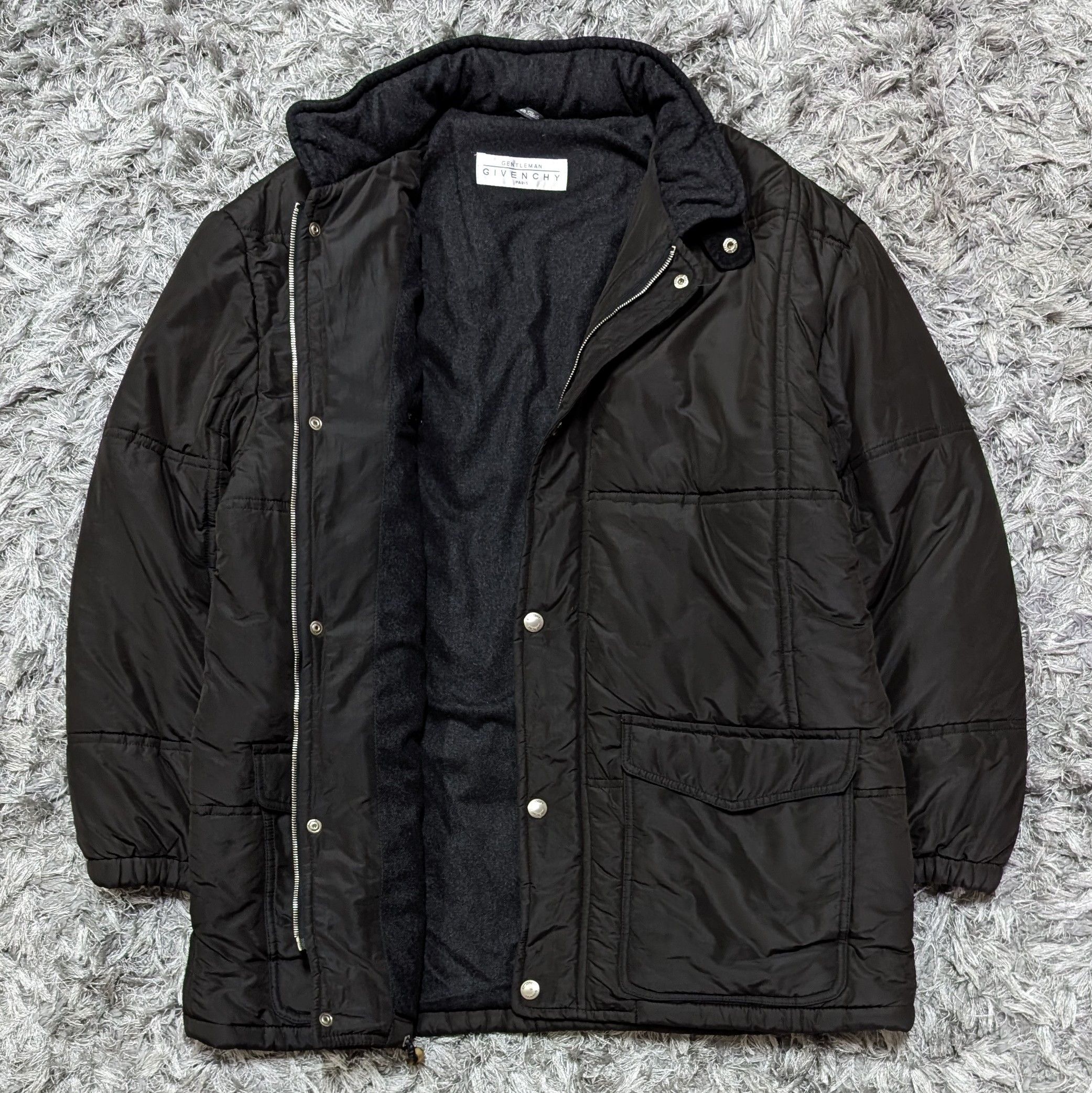 Givenchy Givenchy Gentleman Puffer Jacket Quilted Leather Coat Size US M / EU 48-50 / 2 - 1 Thumbnail