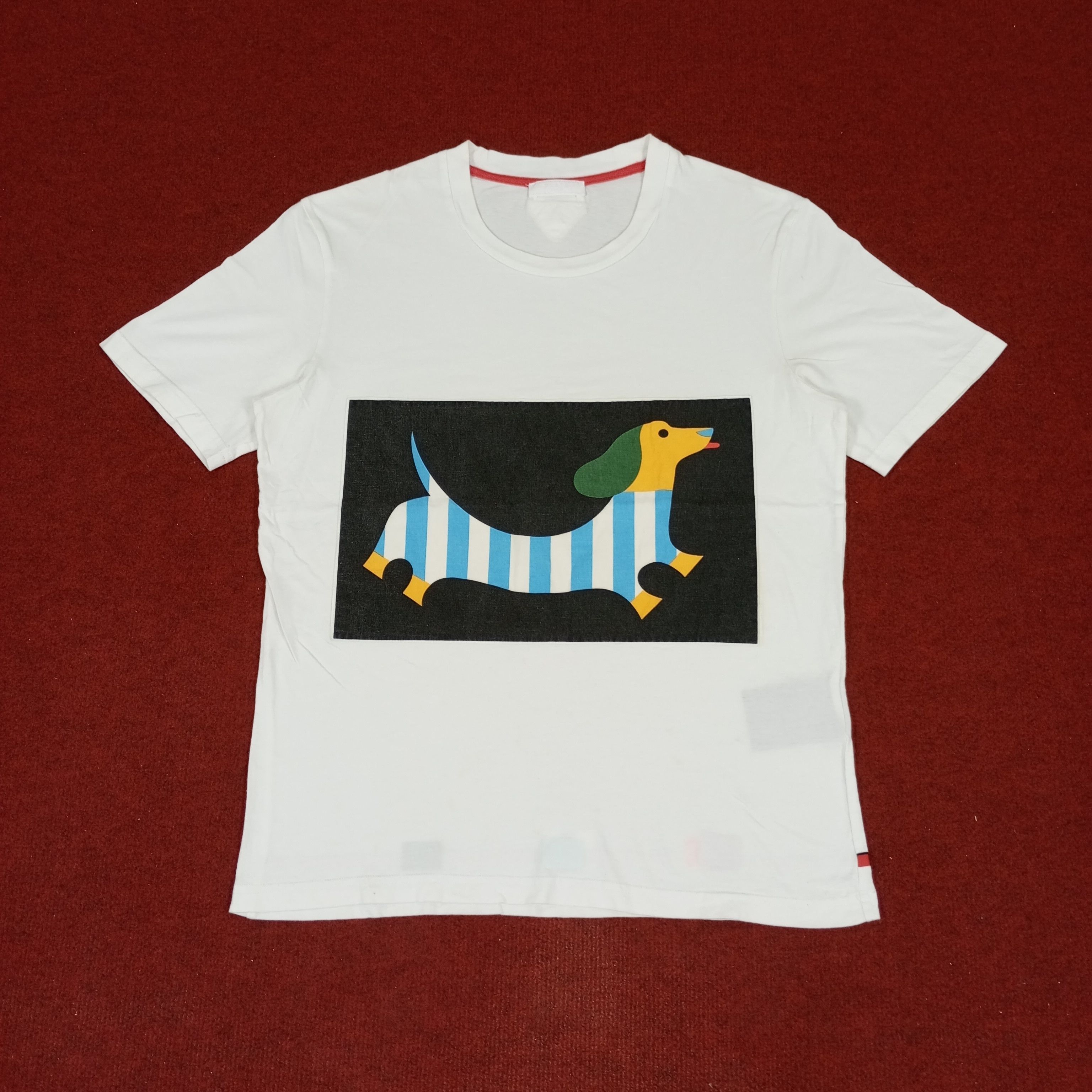 Vintage Prada Milano Luxury Fashion Brand Center Design Tshirt Size US M / EU 48-50 / 2 - 1 Thumbnail