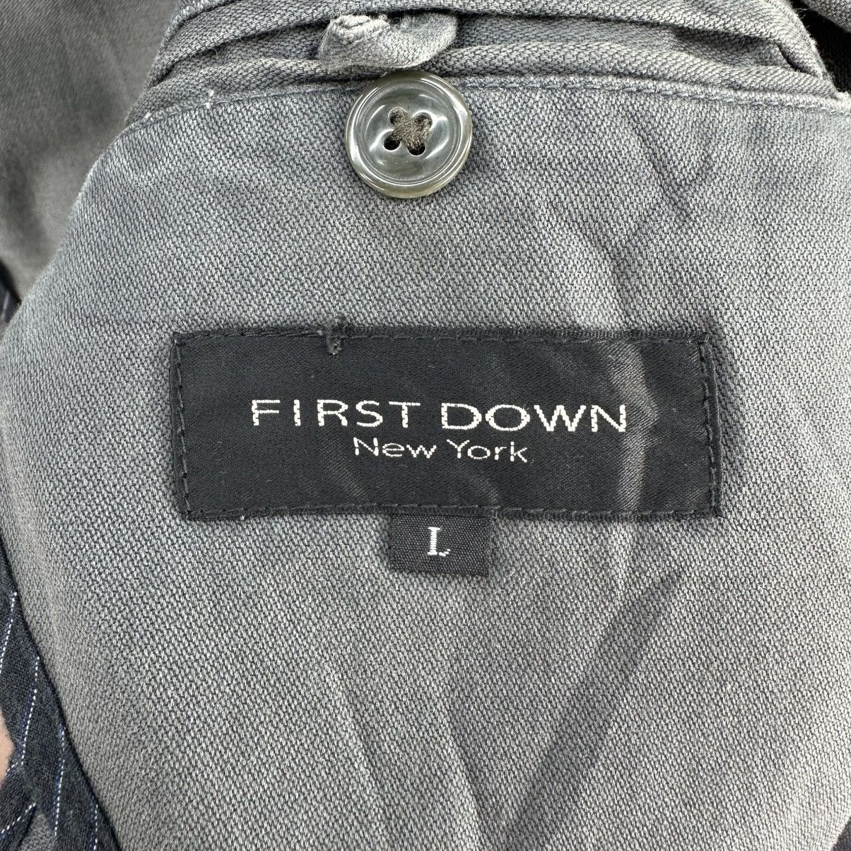 Japanese Brand Vintage 90's First Down Cotton Canvas Jacket Size US L / EU 52-54 / 3 - 13 Thumbnail