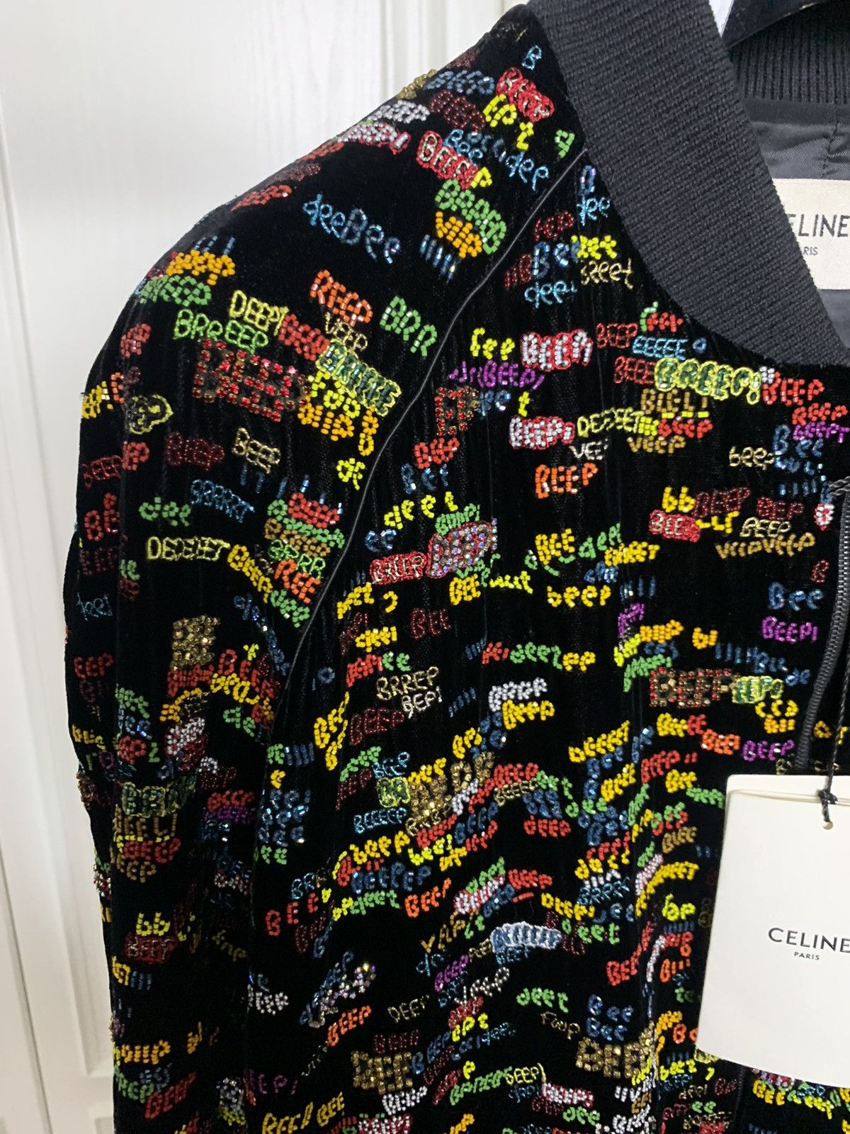 Celine Celine 2019SS Beep Embroidered teddy Size US M / EU 48-50 / 2 - 2 Thumbnail