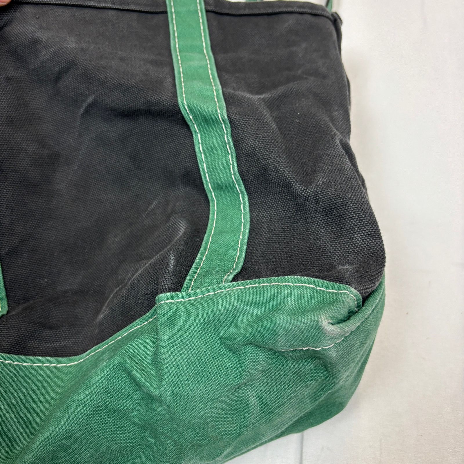 L.L. Bean Vintage LL Bean Boat and Tote Mini Canvas Black Green Size ONE SIZE - 11 Thumbnail