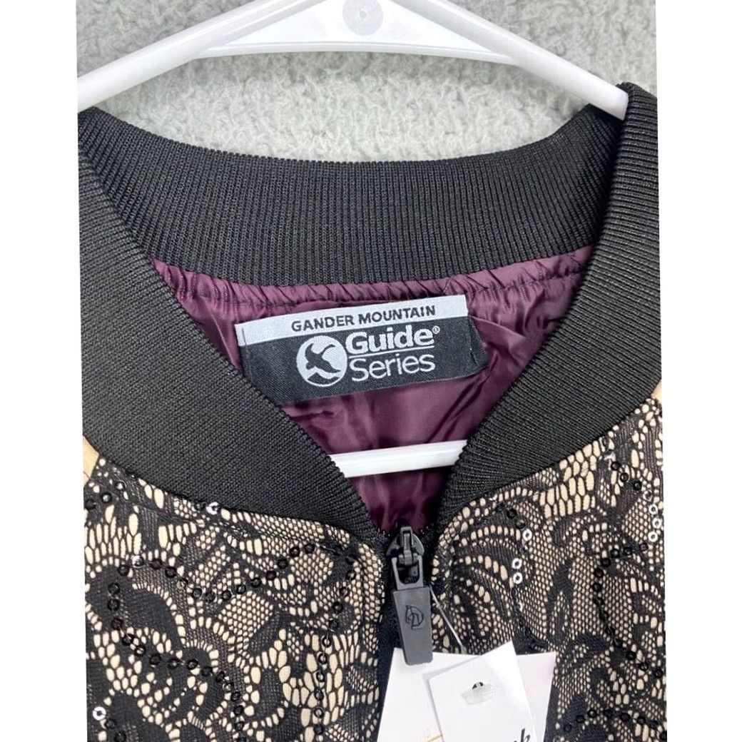Vintage Gander Mountain Guide Series Jacket Womens Large Black Bomber Full Zip new Size L / US 10 / IT 46 - 4 Thumbnail