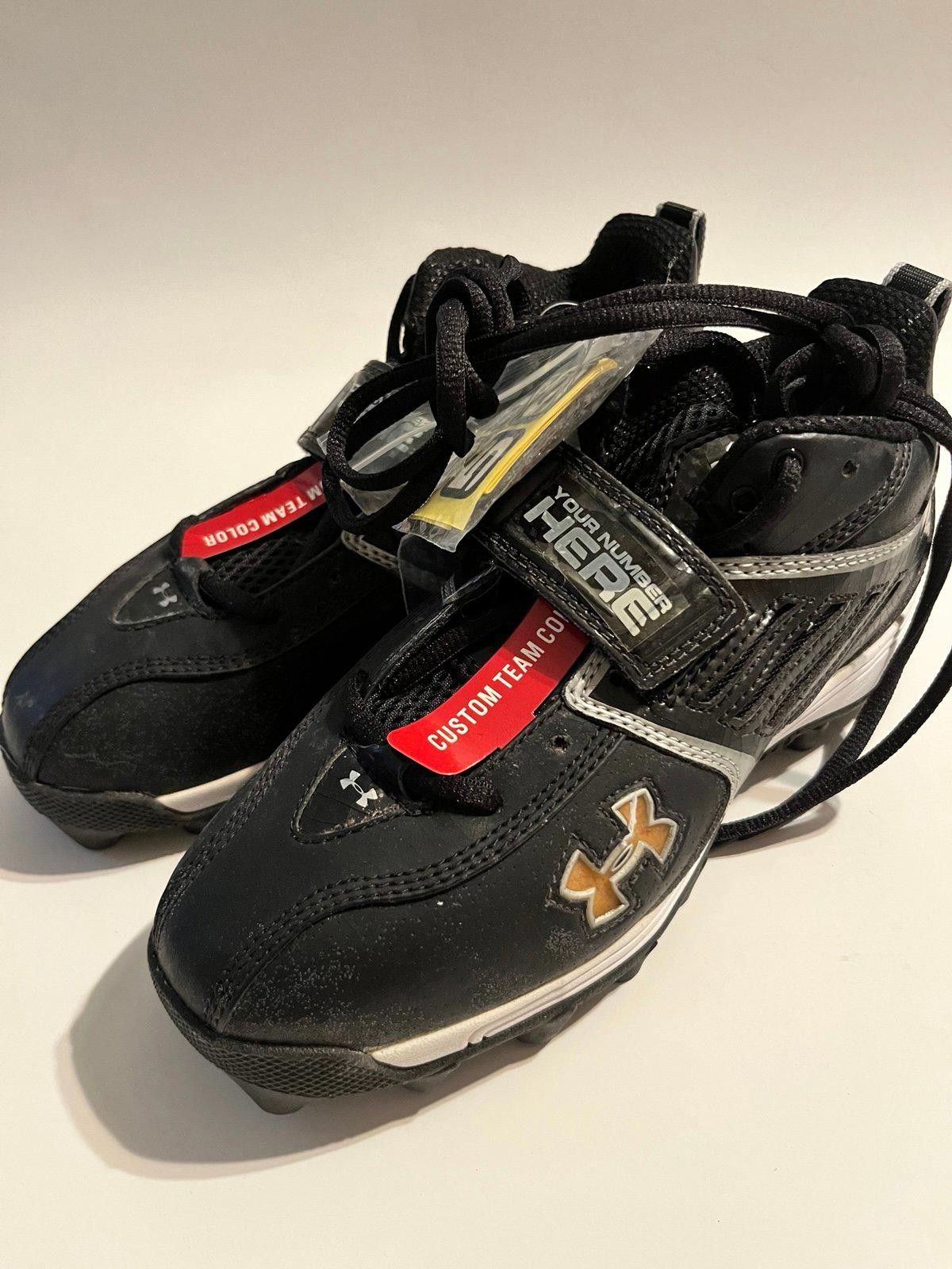Under Armour Under Armour Black Cleats Crusher Youth Size 3.5Y New in Box Size ONE SIZE - 1 Thumbnail