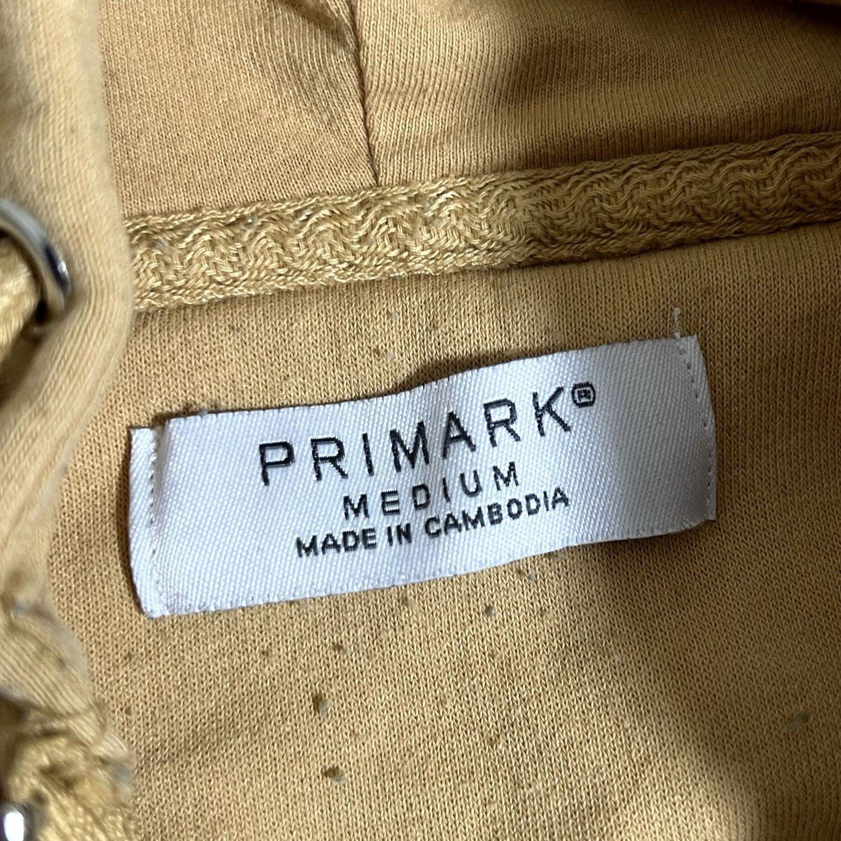 Primark Primark Hoodie Full Zip Men's Tan Brown M Medium SIZE Pit to Pit 20 Length 26 Regular Vintage? Size US M / EU 48-50 / 2 - 4 Thumbnail