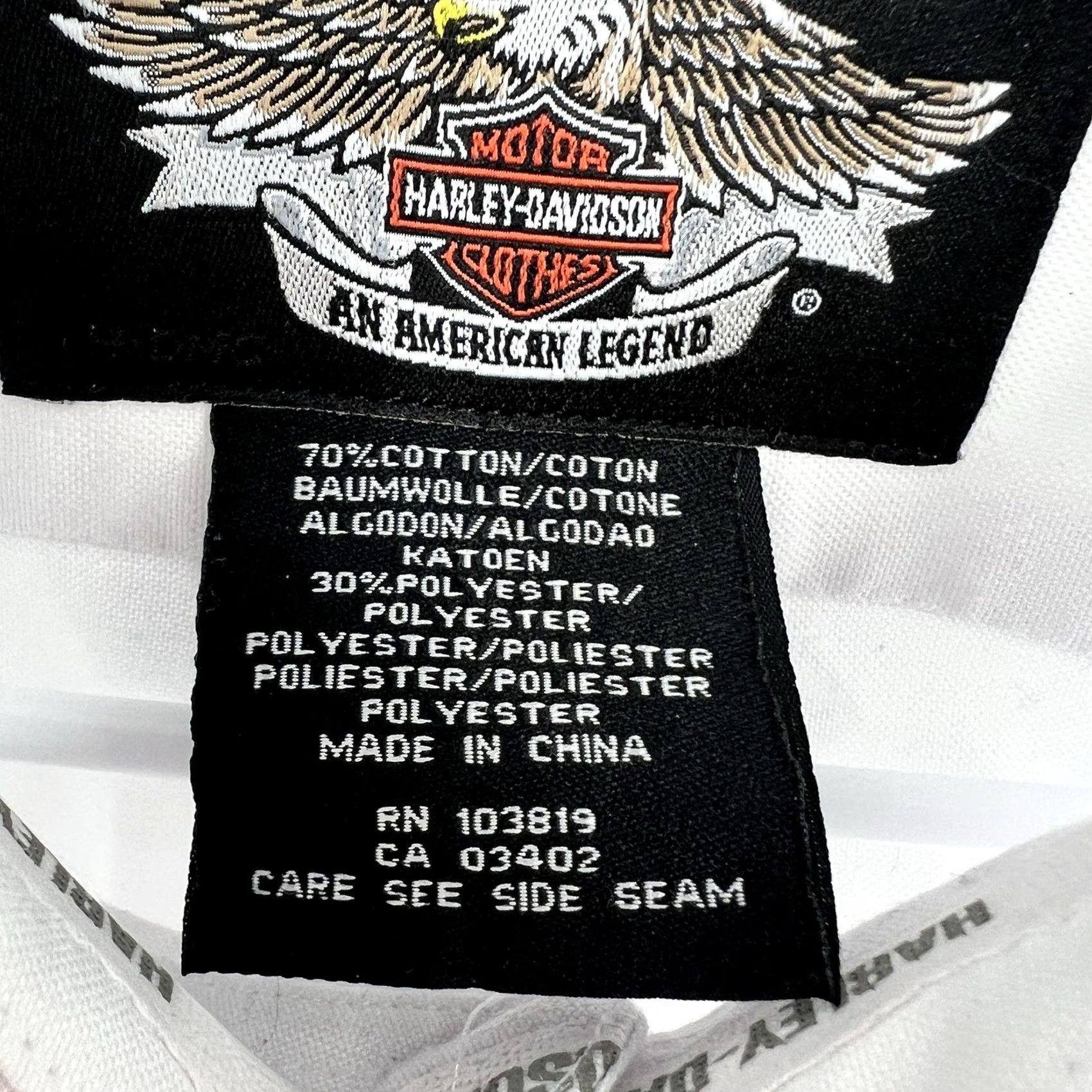 Harley Davidson VINTAGE Harley-Davidson Shirt Mens XL White Oxford Button-Up Embroidered Modern Classics Size US XL / EU 56 / 4 - 6 Thumbnail