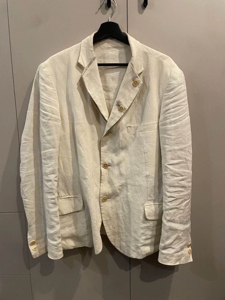 Yohji Yamamoto Yohji Yamamoto 2007 SS double collar blazer jacket Size US M / EU 48-50 / 2 - 1 Thumbnail