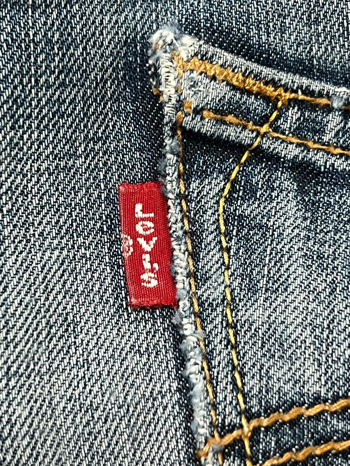 Levi's Vintage Levi’s 502 Denim Patches - Faded, Distressed Jeans Size US 35 - 14 Thumbnail