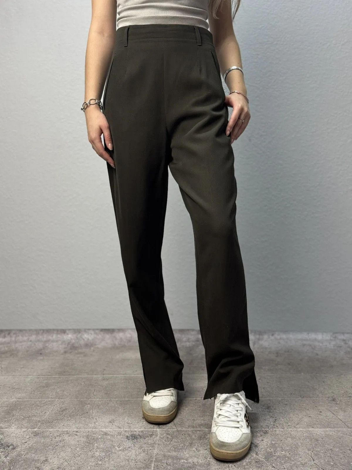 Jean Paul Gaultier 👉 Vintage Jean Paul Gaultier Silk Casual Pants Luxury Japan Size 30" / US 8 / IT 44 - 1 Thumbnail