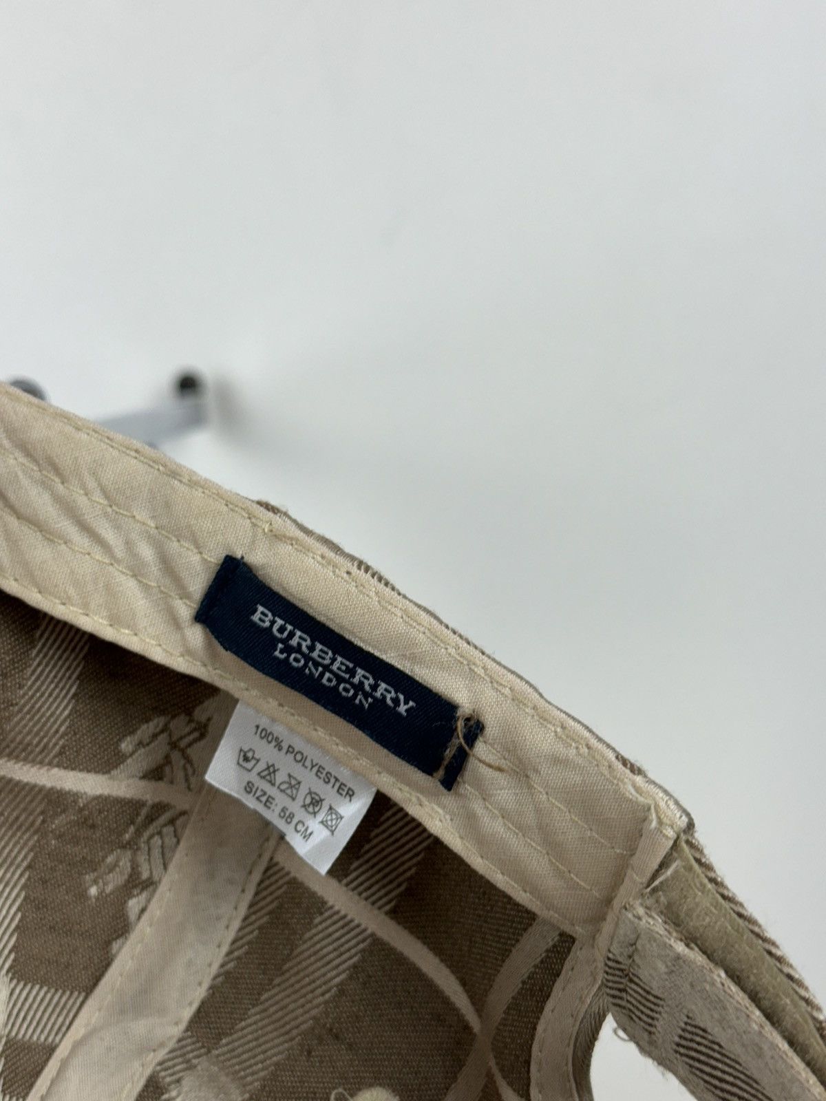 Burberry Vintage rare hat Burberry Nova Check original casual item Size ONE SIZE - 5 Thumbnail
