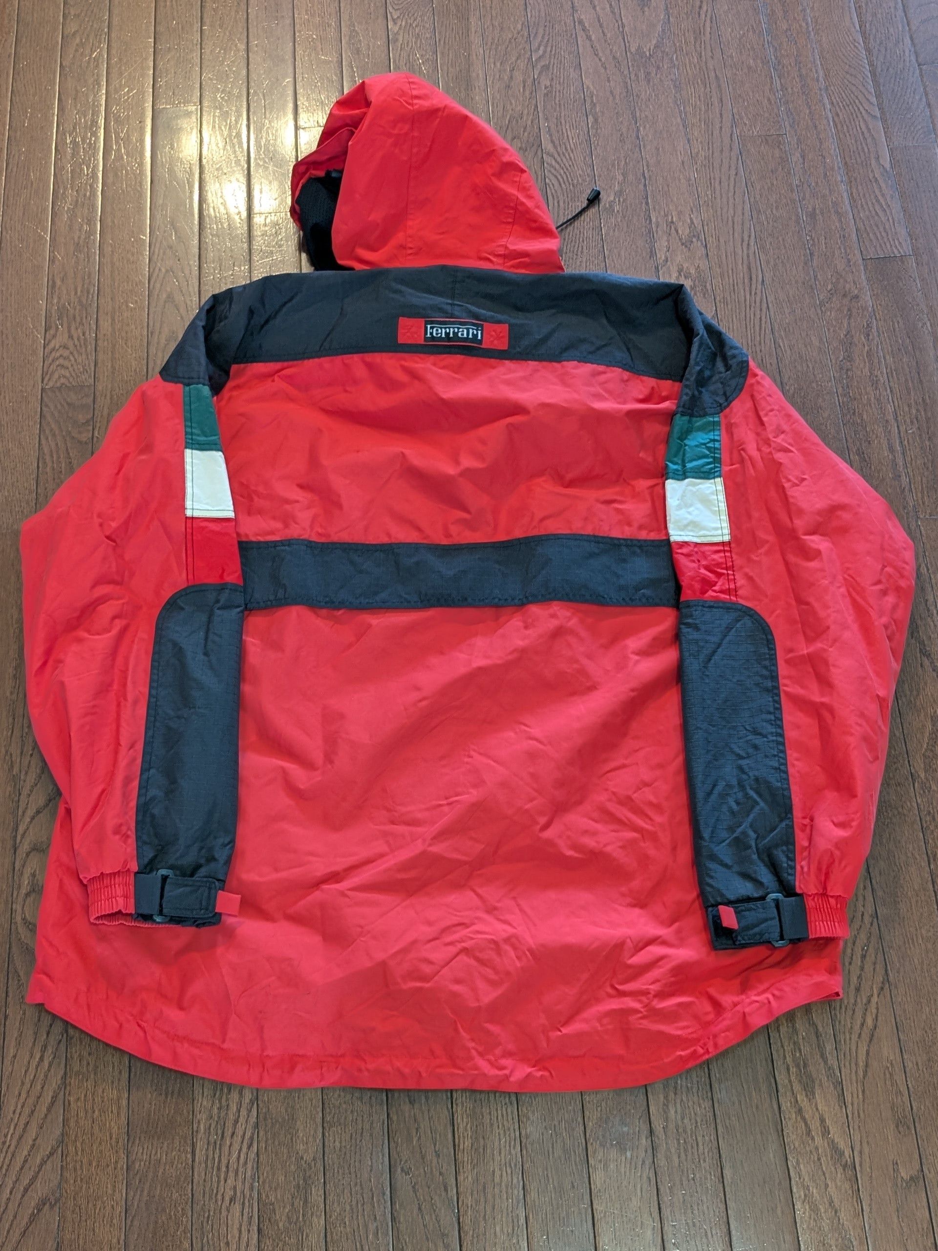 Ferrari Vintage 1998 Ferrari Red Half Zip Anorak Jacket Size XXL Size US XXL / EU 58 / 5 - 6 Thumbnail
