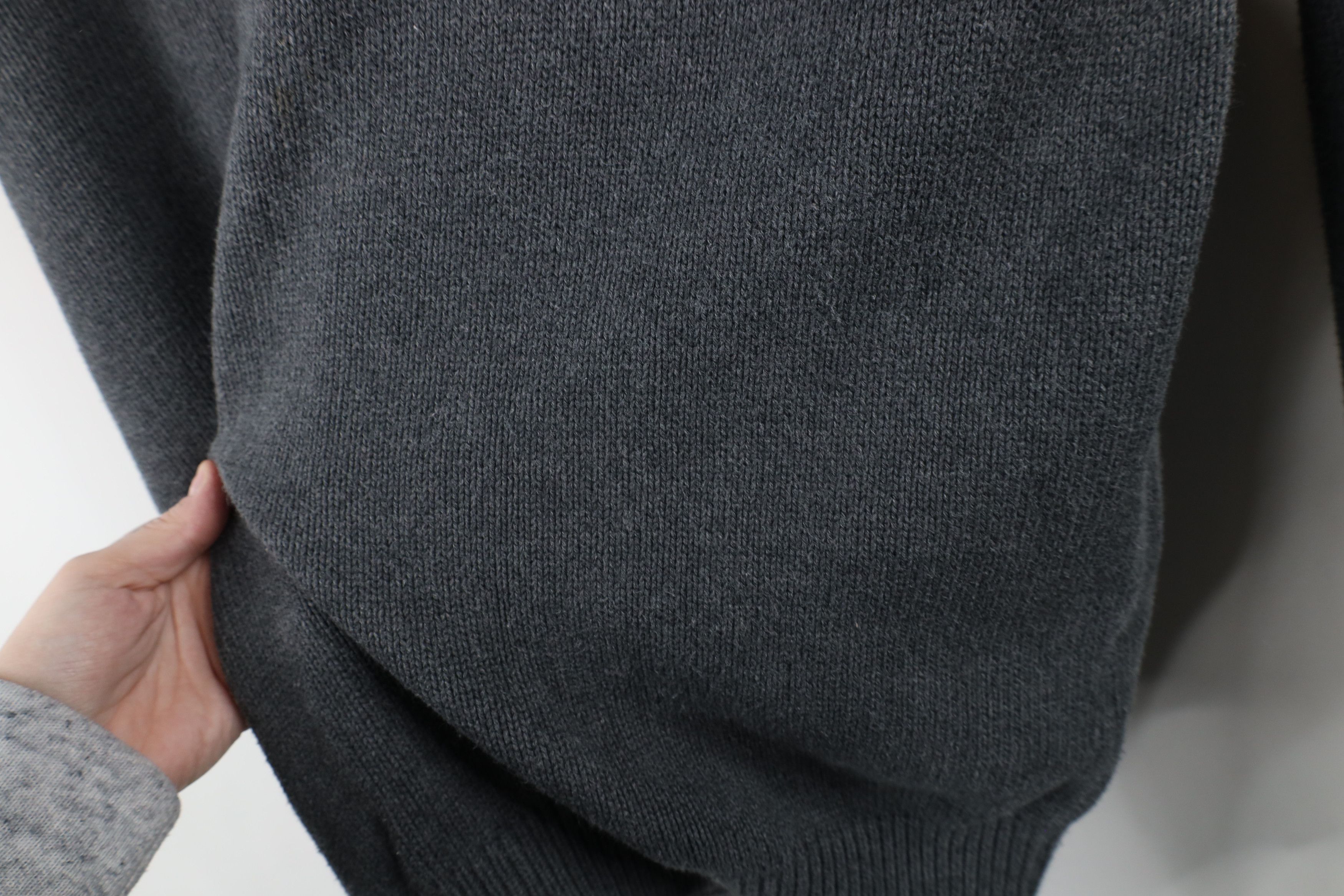 Tommy Hilfiger × Vintage Vintage 90s Tommy Hilfiger Heavyweight Knit Sweater Gray Size US XXL / EU 58 / 5 - 9 Thumbnail