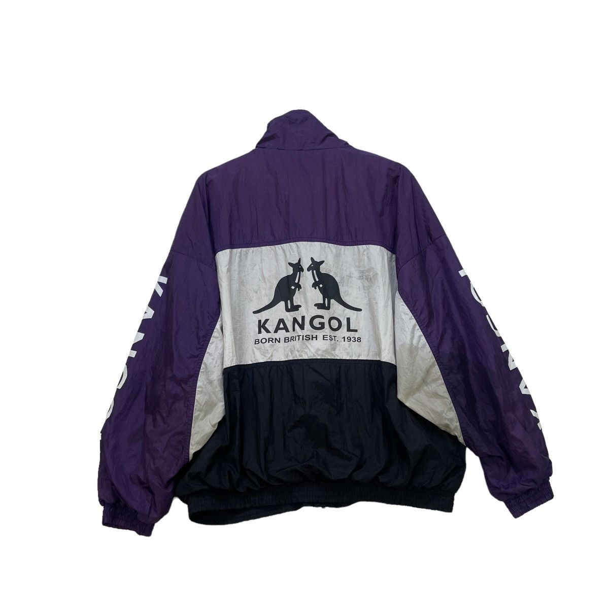 Japanese Brand × Kangol × Vintage Vintage Kanggol Spell Out Big Logo Light Jacket Size US M / EU 48-50 / 2 - 1 Thumbnail