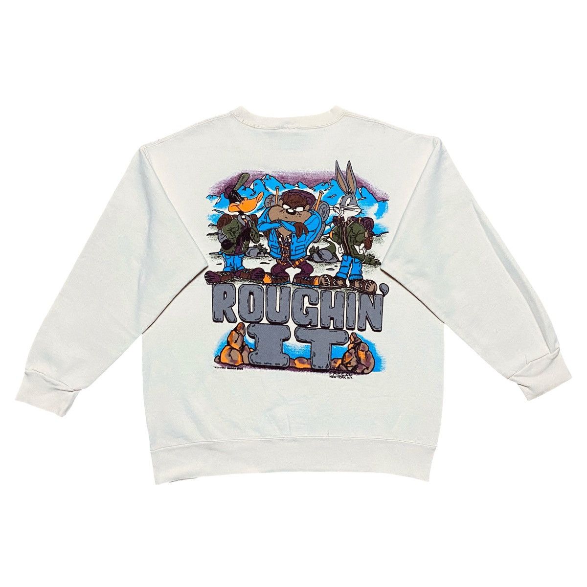 Cartoon Network Rare‼️🔥Vintage 90's Looney Tunes Tasmanian Devil Sweatshirt Size US M / EU 48-50 / 2 - 2 Thumbnail