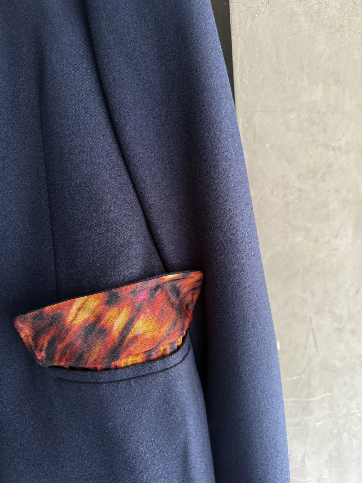 Paul Smith PAUL SMITH Archive Dark Navy Wool Tailored Jacket Size 46S - 7 Thumbnail