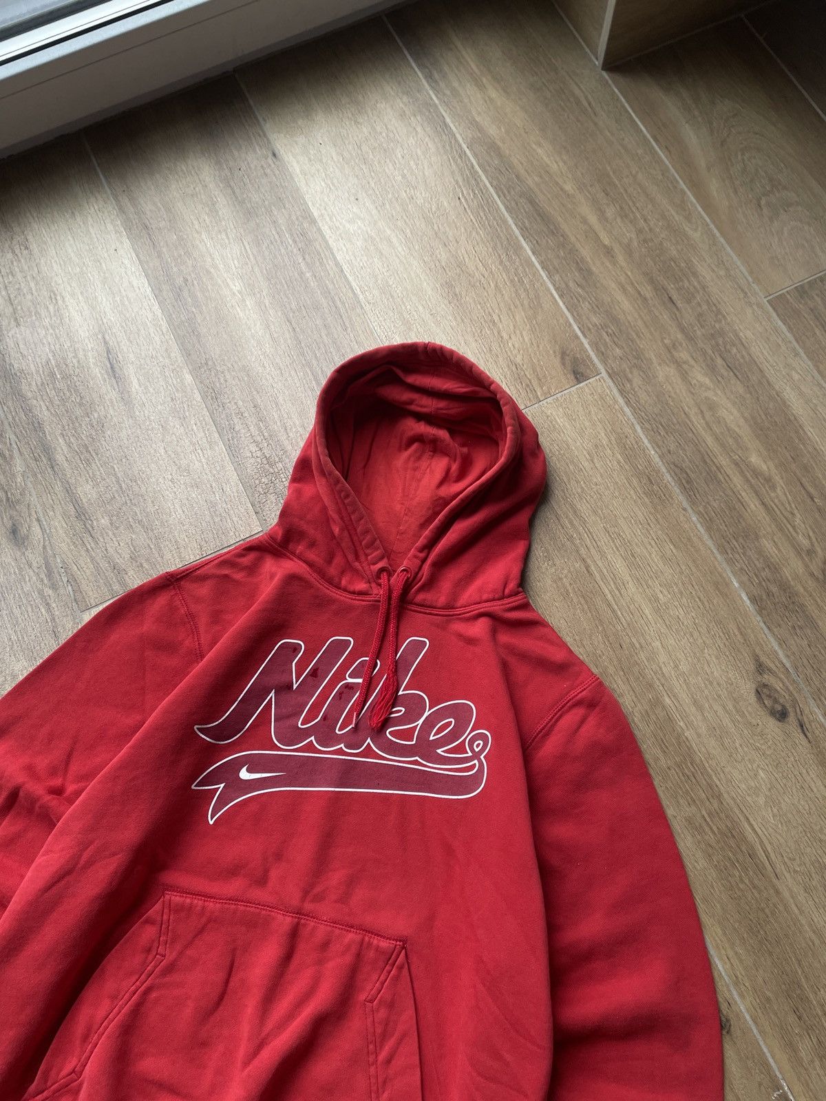 Vintage Nike Vintage Hoodie Big Logo Japanese Avant Garde Big Logo Size US S / EU 44-46 / 1 - 4 Thumbnail