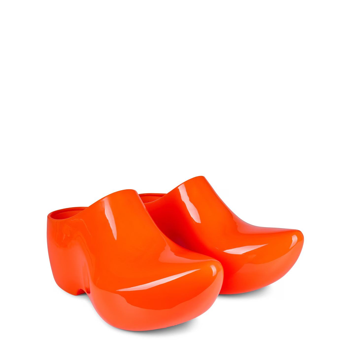 Balenciaga o1g2r1mq0226 Technoclog Moulded Flat Sandals In Fluo Orange Size US 14 / EU 47 - 3 Thumbnail