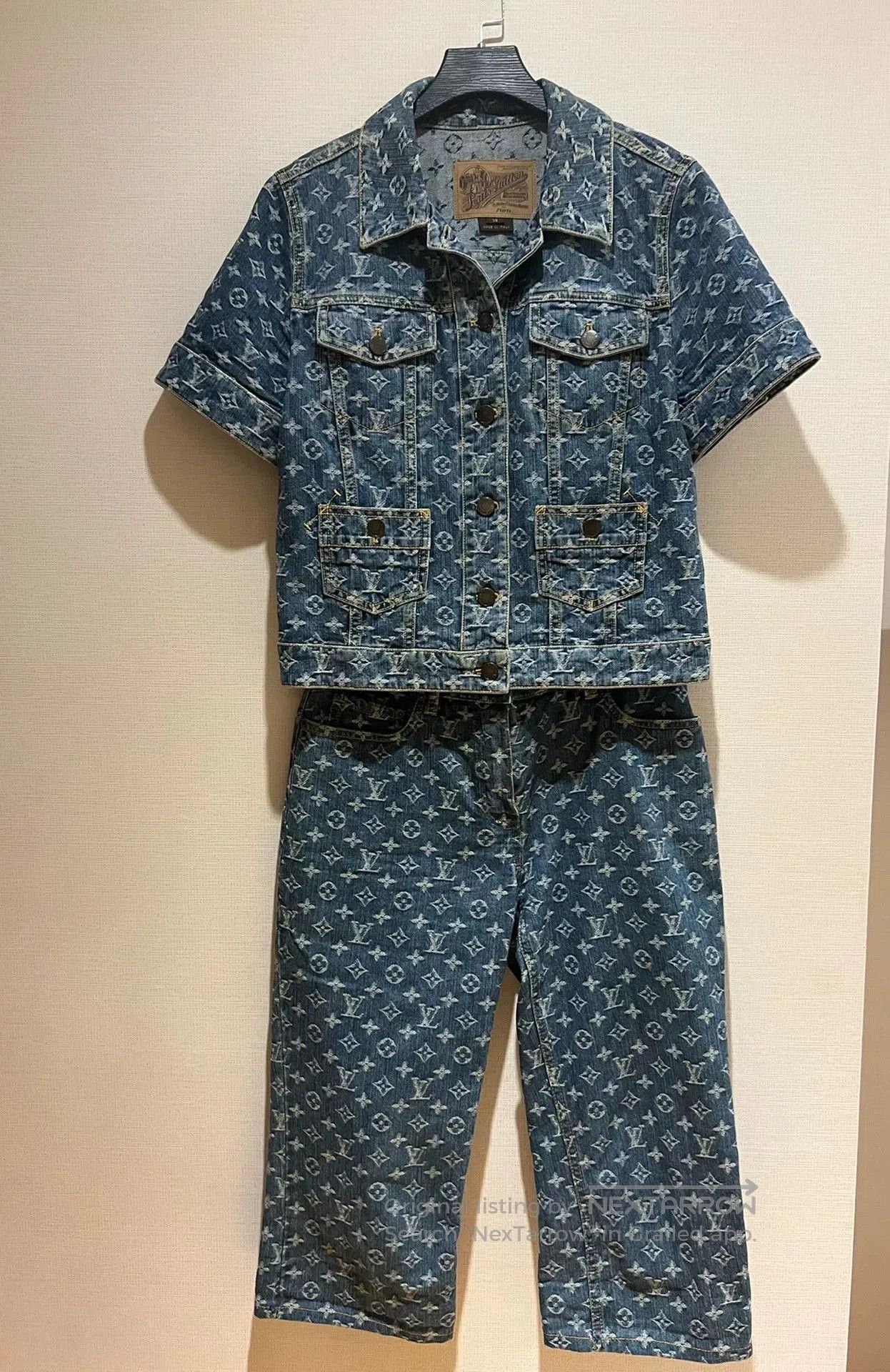 Louis Vuitton Louis Vuitton Monogram Denim Set. Size S / US 4 / IT 40 - 1 Thumbnail
