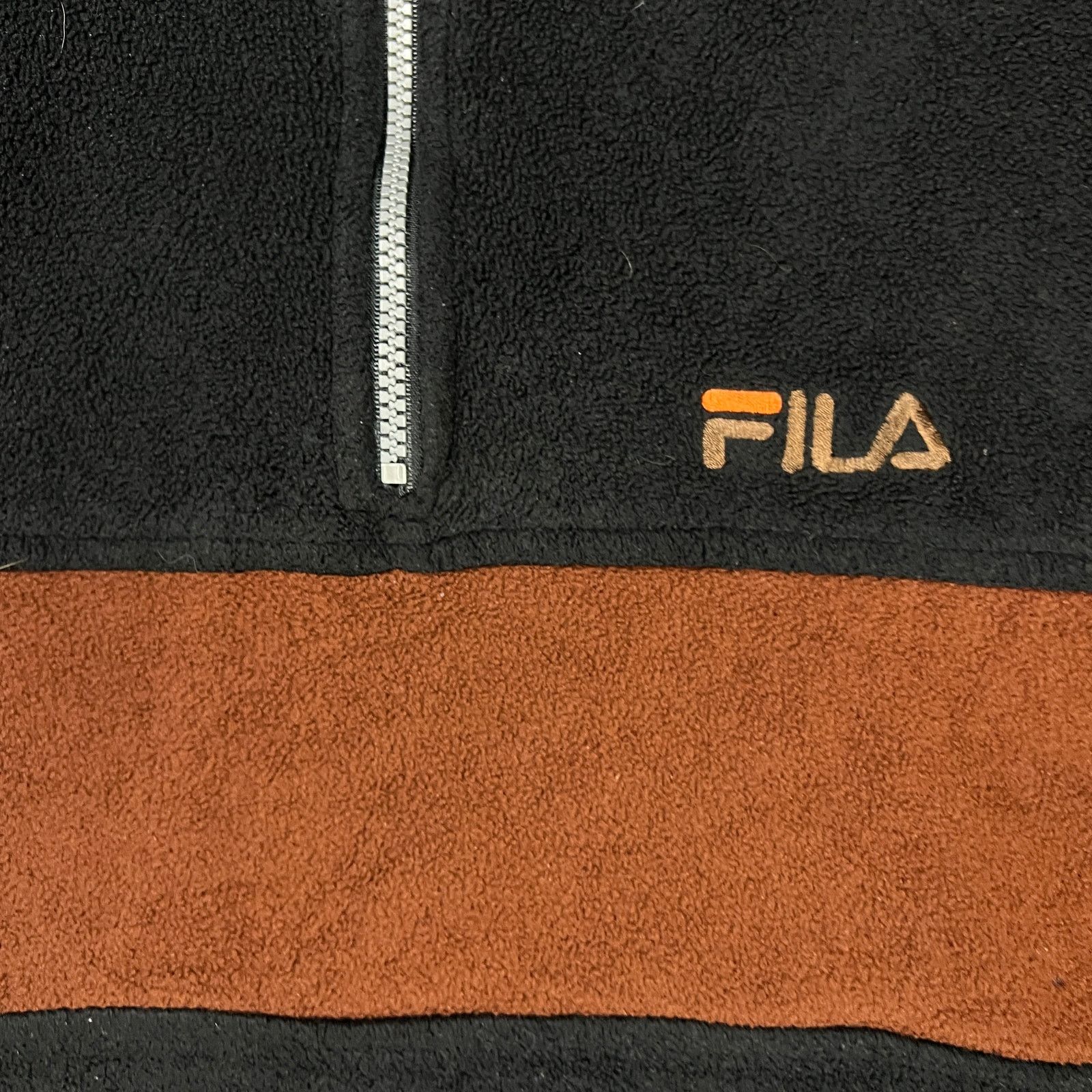 Fila × Vintage VTG Fila Fleece 2XL Outdoor Quarter Zip Pullover 90s Jacket Size US XXL / EU 58 / 5 - 3 Thumbnail