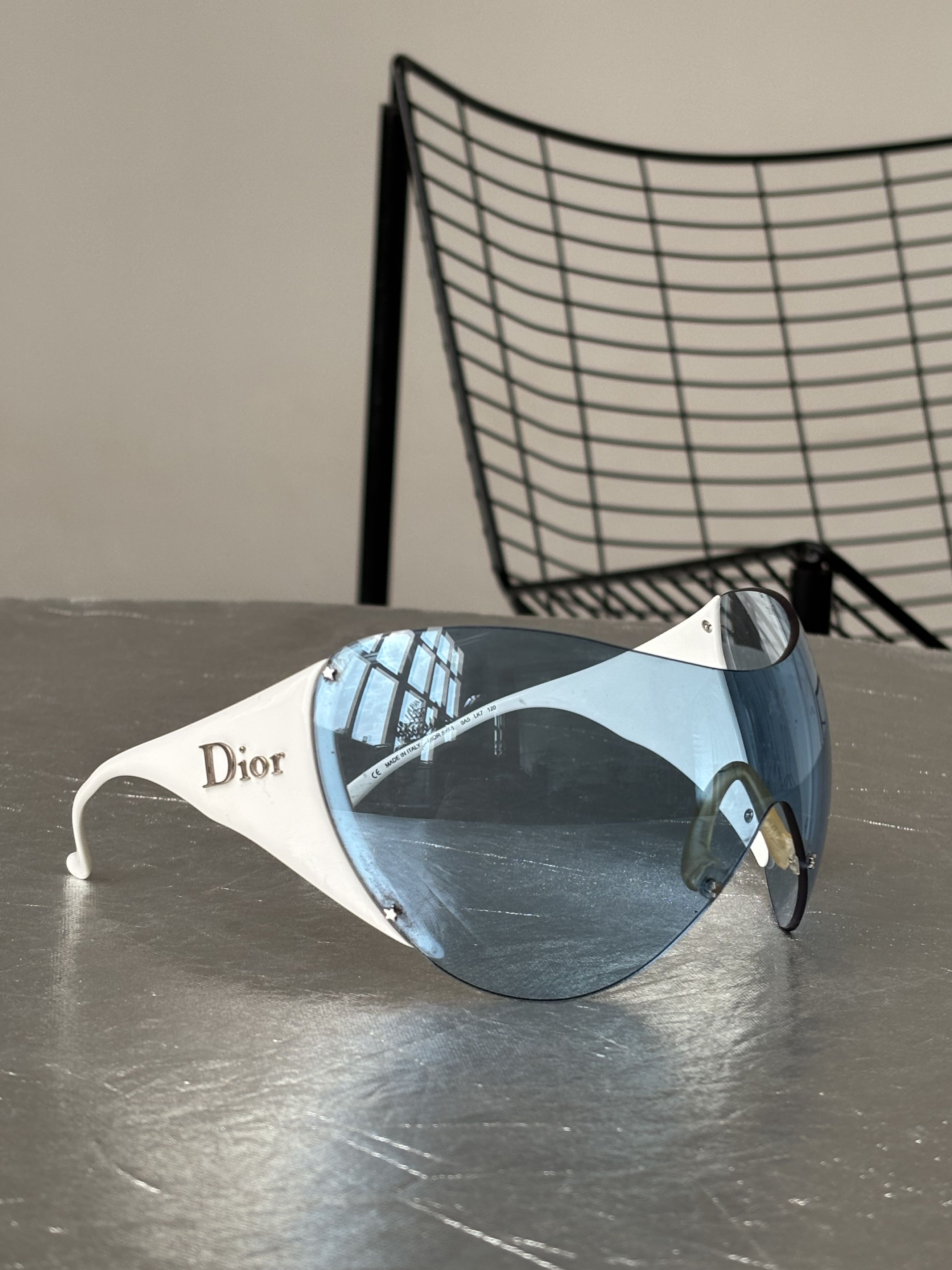 Dior ⚡️ Christian Dior Sunglasses Ski 1 Shield Mask Sport Vintage Size ONE SIZE - 3 Thumbnail