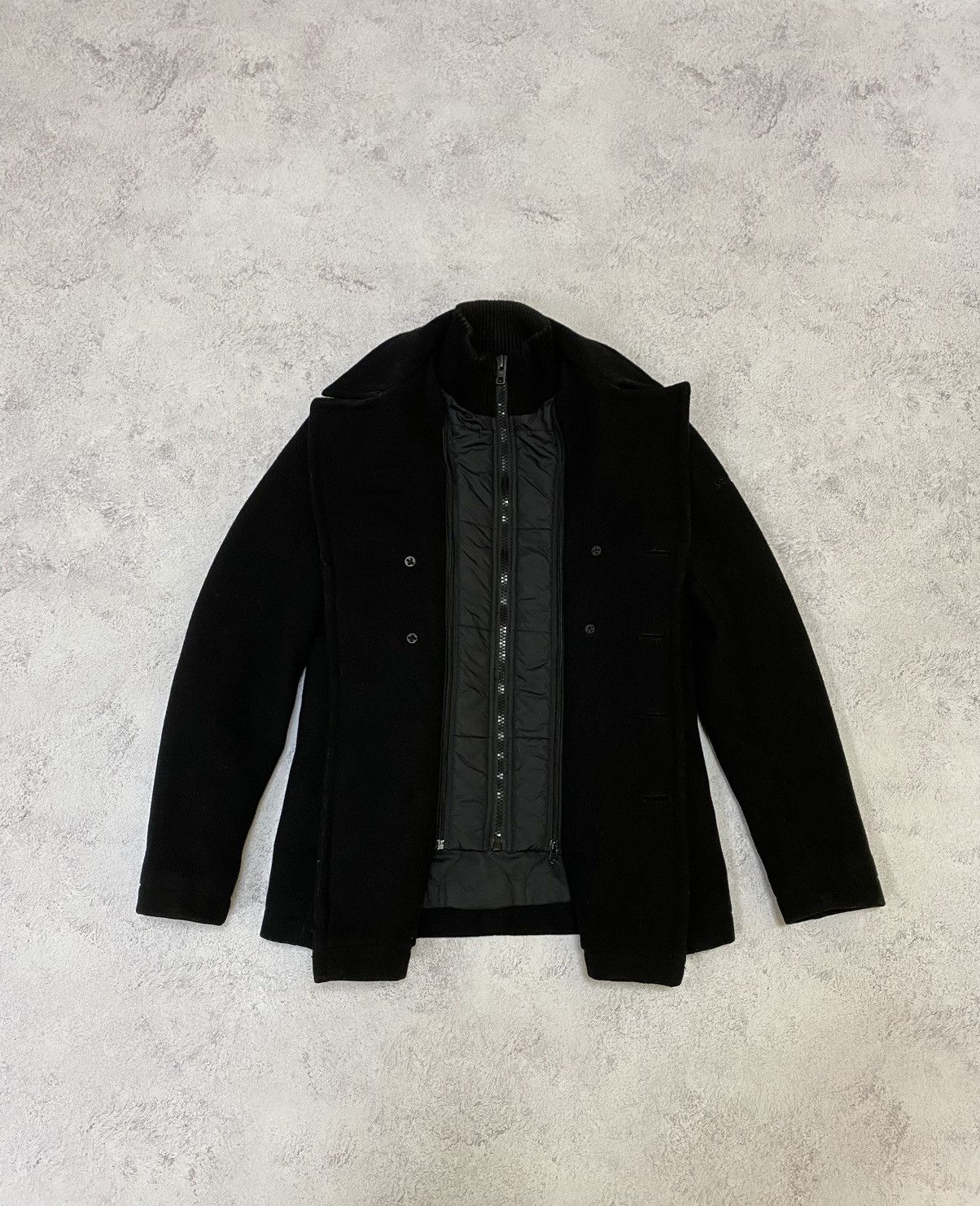 Schott Vintage Schott NYC Mens Black Wool Army Jacket Size S Size US S / EU 44-46 / 1 - 10 Thumbnail