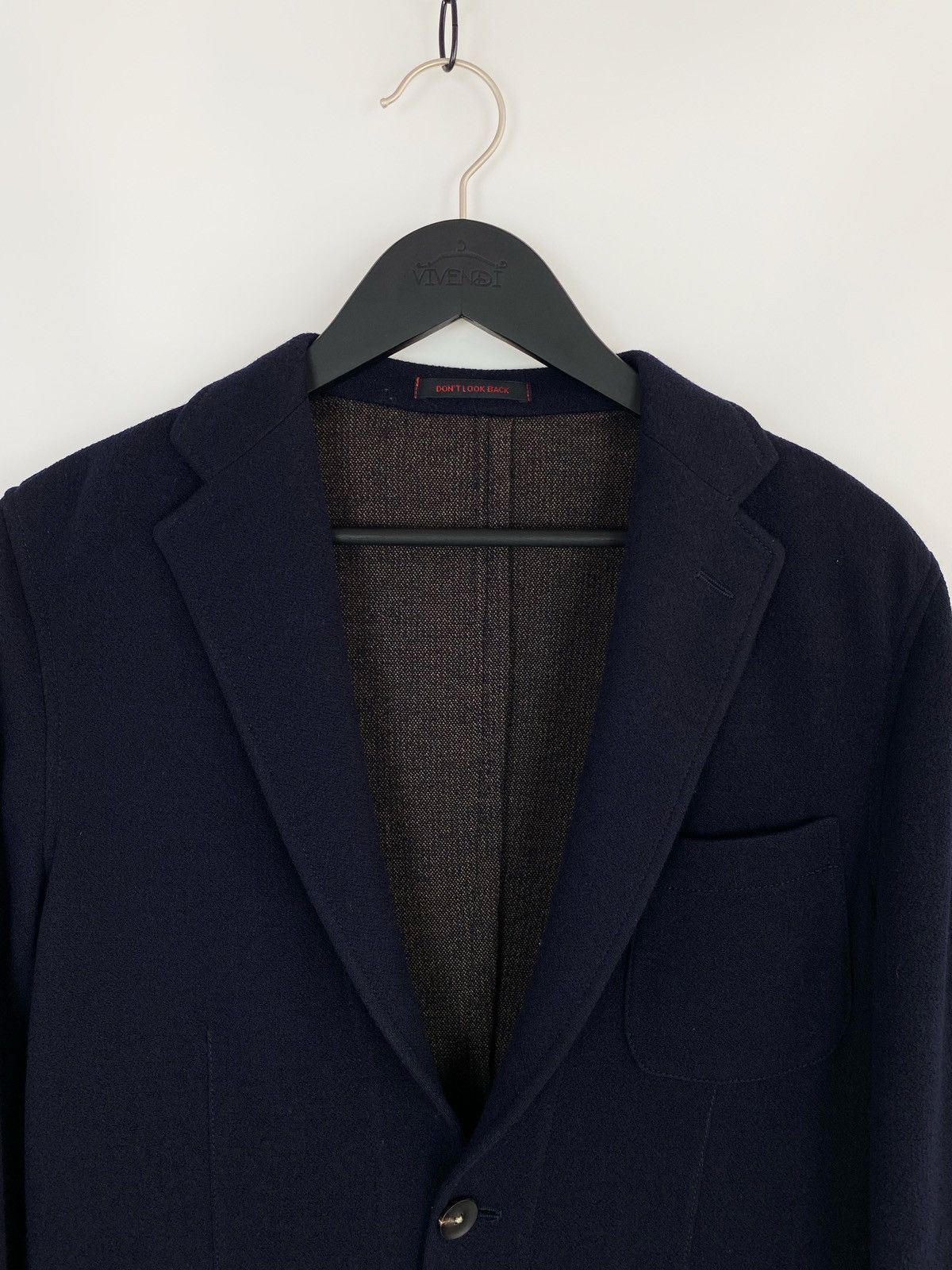 THE GIGI The Gigi Classic Dark Blue Blazer Made in Italy Size 48R - 3 Thumbnail