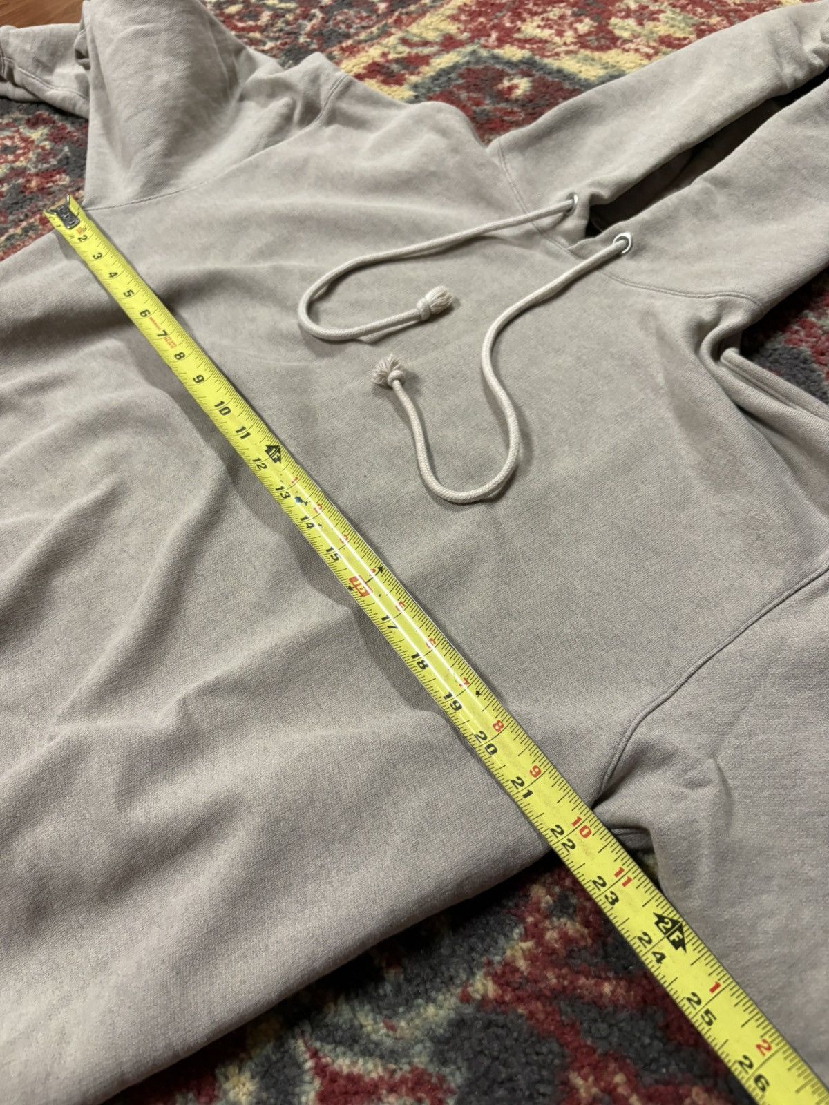 Auralee Auralee Grey P/O Hooded Sweatshirt Size US L / EU 52-54 / 3 - 7 Thumbnail