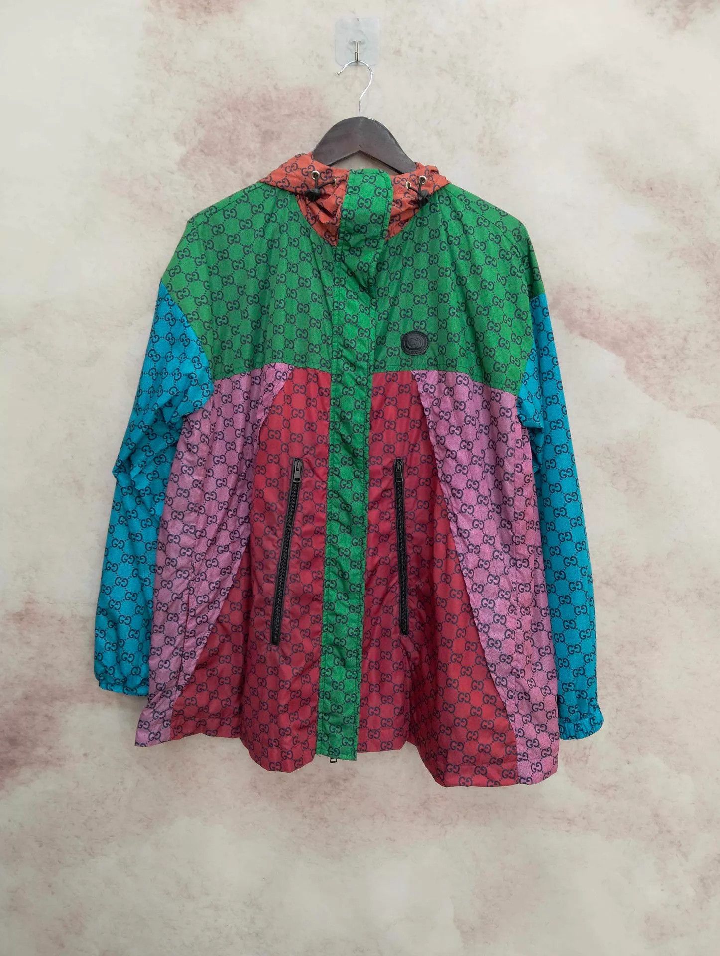 Gucci GUCCI GG Multicolor Nylon Jacket Size 40 Size S / US 4 / IT 40 - 1 Thumbnail