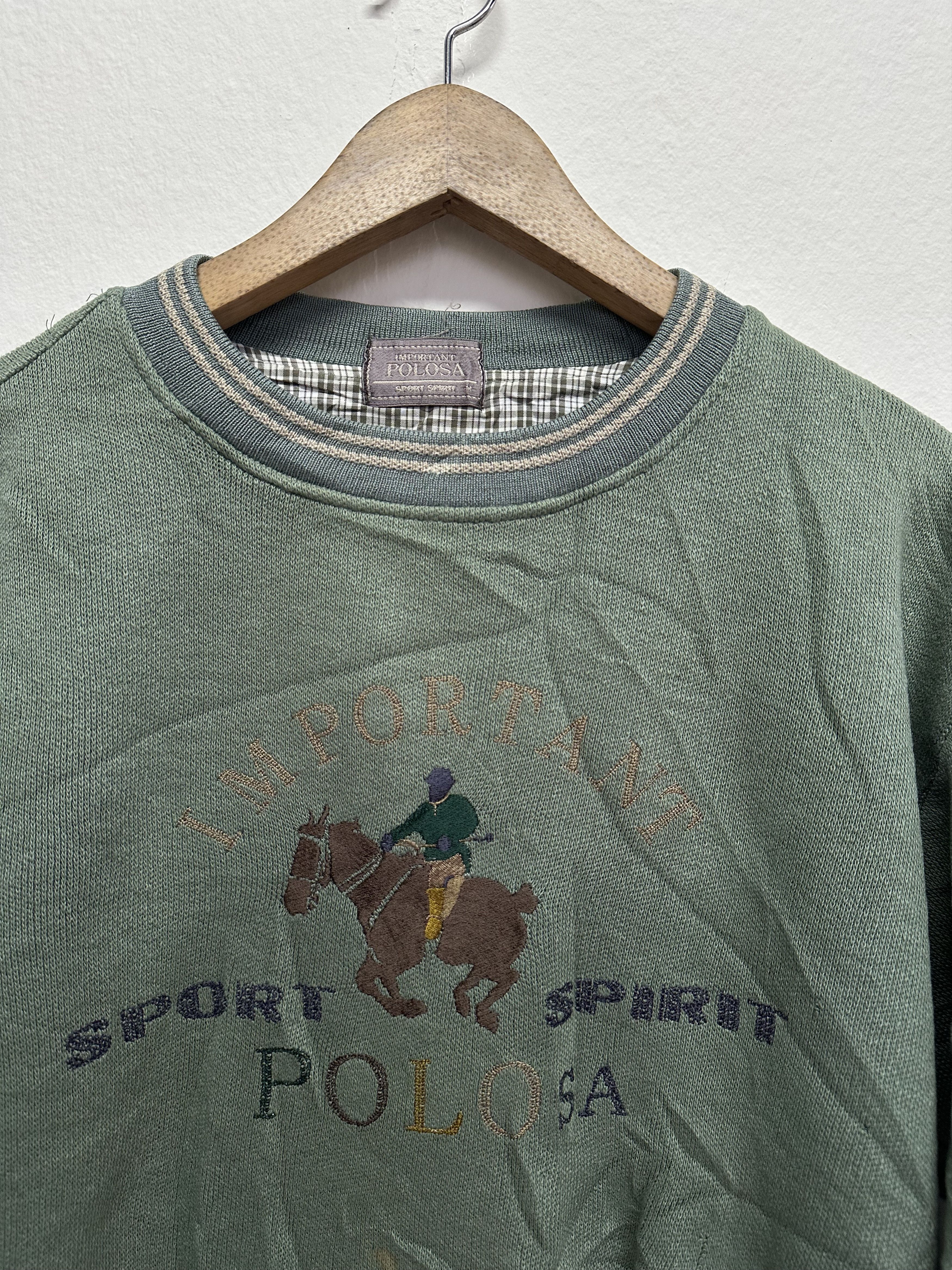 Japanese Brand Vintage Polosa Sport Spirit Crewneck Distressed Sweatshirt Size US M / EU 48-50 / 2 - 3 Thumbnail