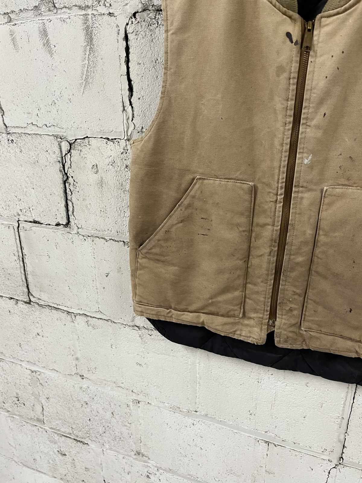 Carhartt Carhartt vest faded and thrashed workwear hype streetwear Size US L / EU 52-54 / 3 - 5 Thumbnail
