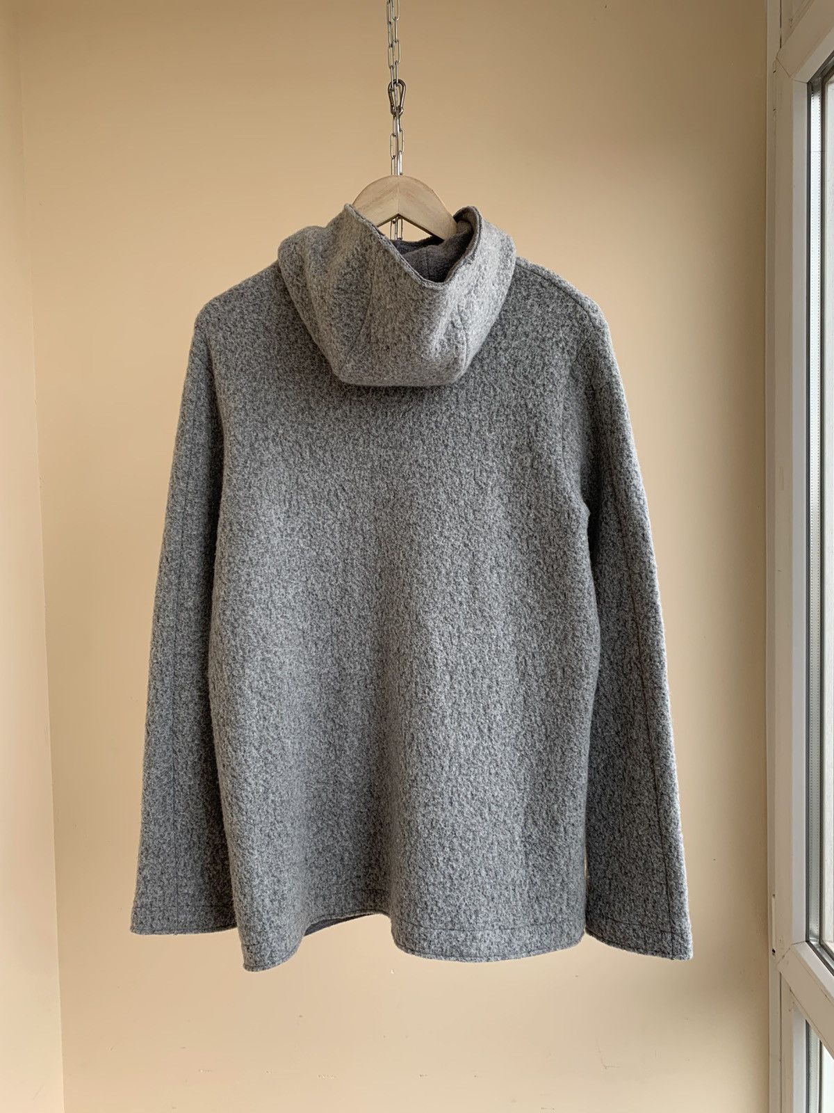 Other Phil Petter Wool Cotton Blend Hooded Button Jacket Size US L / EU 52-54 / 3 - 2 Thumbnail