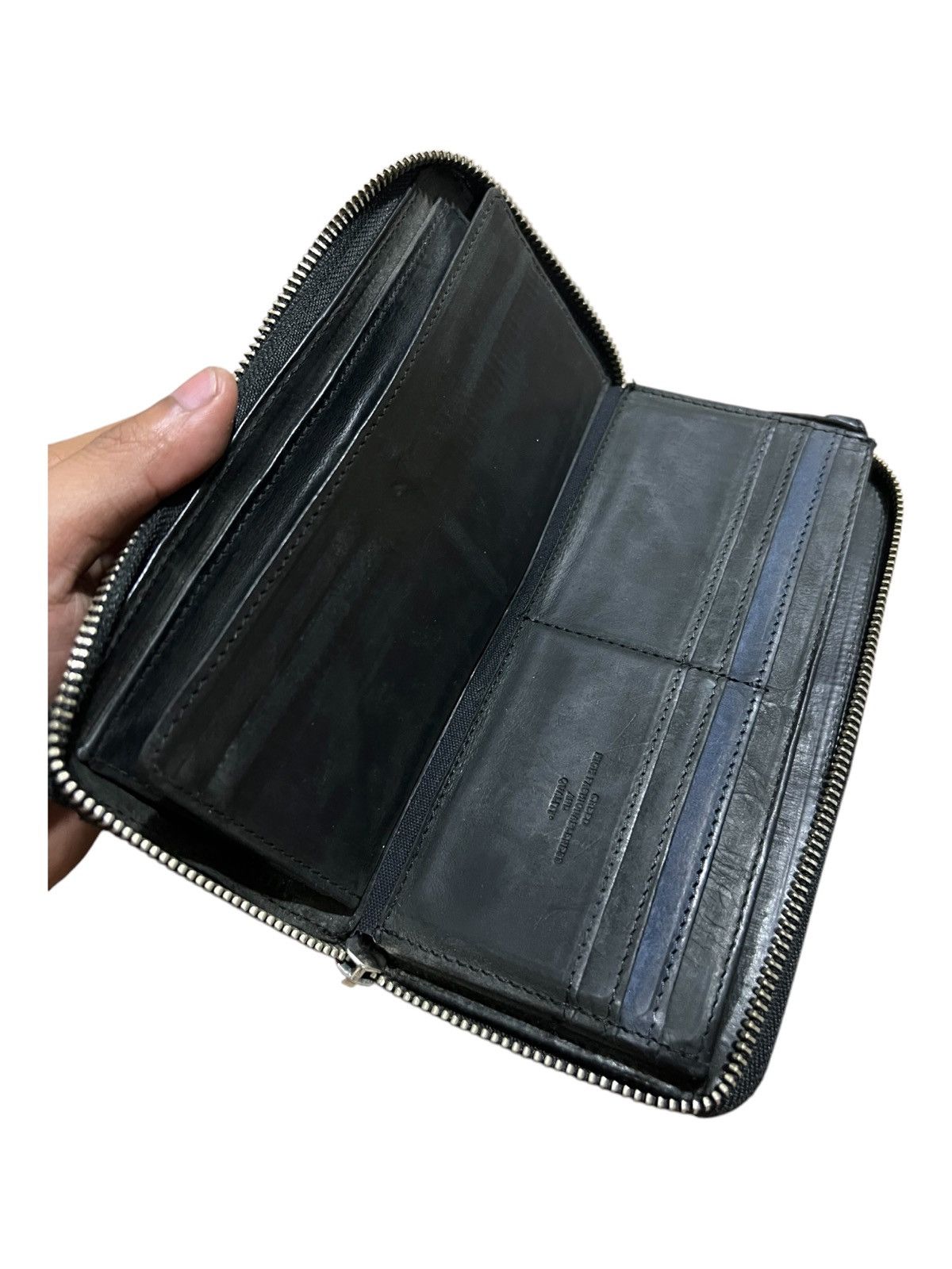 Creed × Genuine Leather × Isamu Katayama Backlash Creed 🇯🇵 Classic Continental Zip Around Leather Long Wallets Size ONE SIZE - 7 Thumbnail
