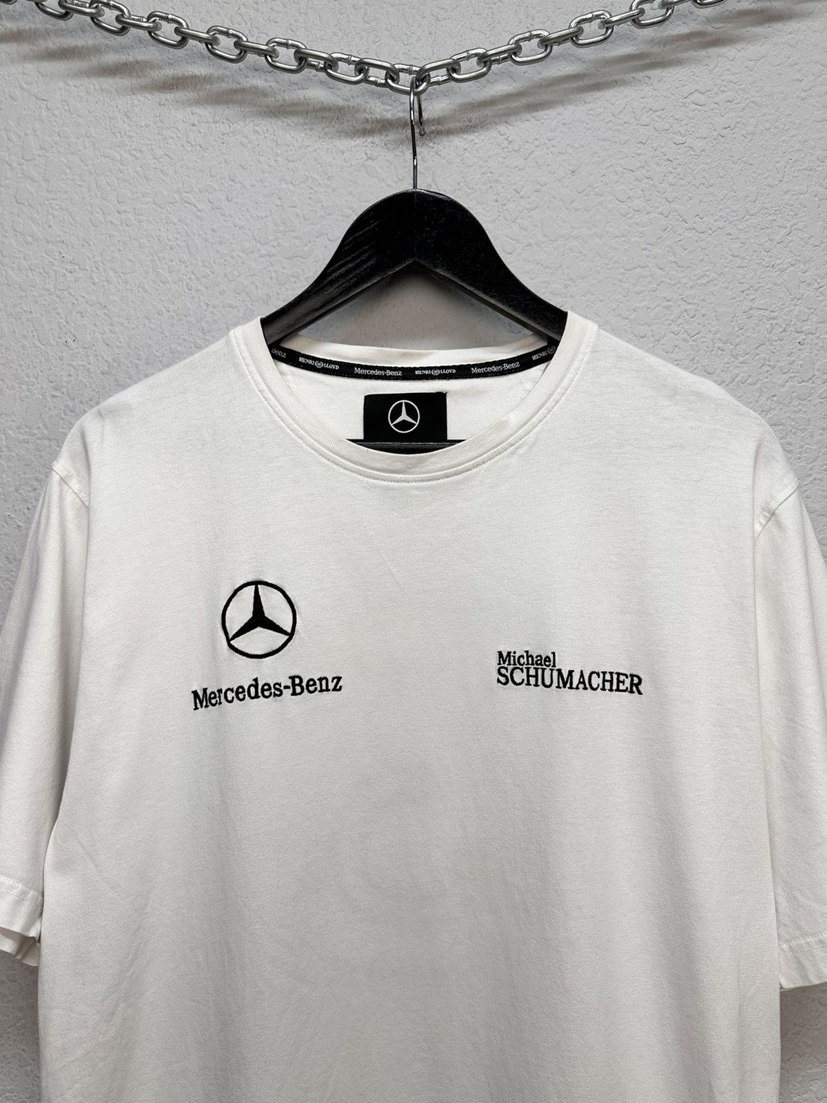 Mercedes-Benz Vintage MERCEDES BENZ MICHAEL SCHUMACHER Tee Shirt Top Size US L / EU 52-54 / 3 - 2 Thumbnail