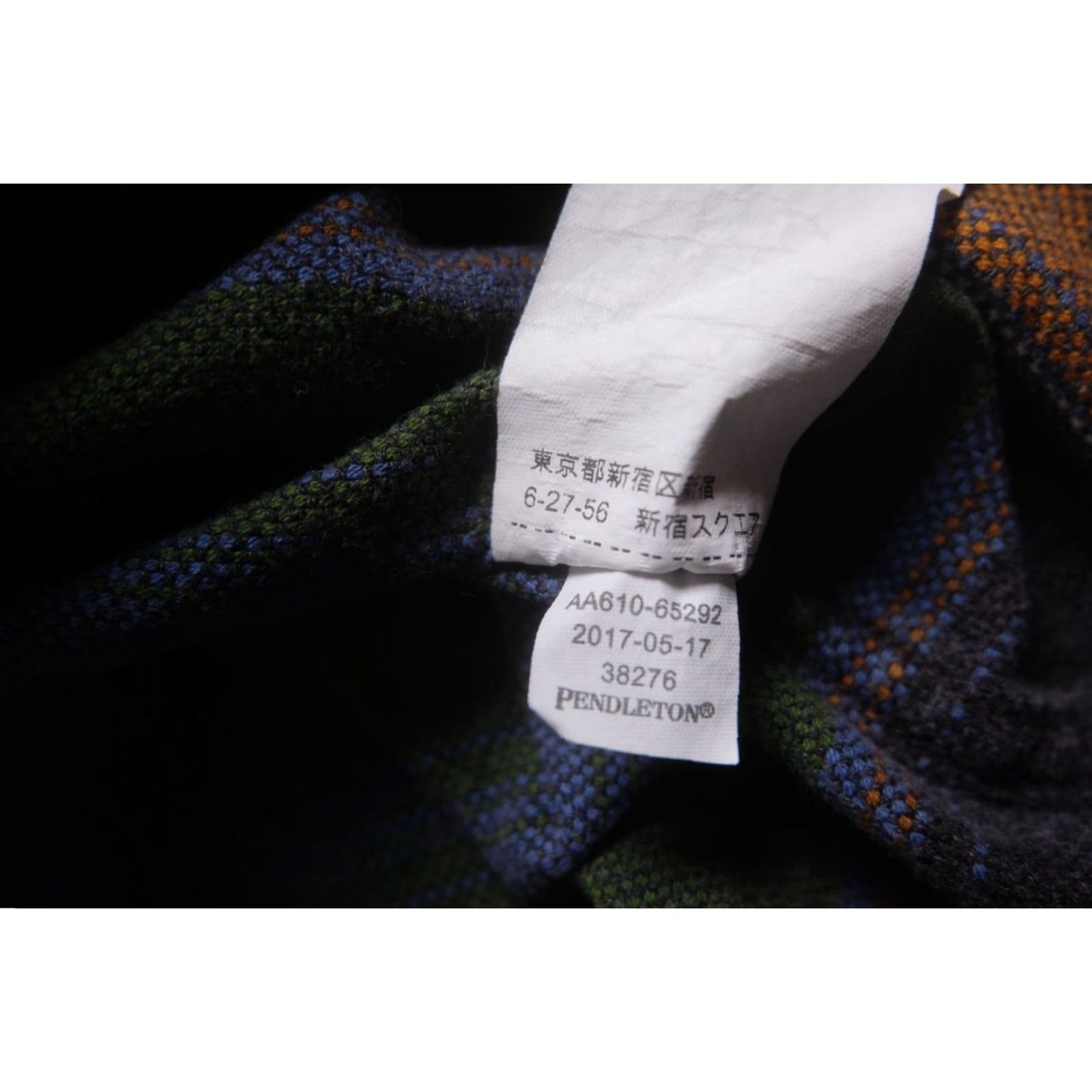 Pendleton VINTAGE Pendleton THOMAS KAY Button Casual Plaid Stripe Green 2017 Cotton Shirt SZ S Size US S / EU 44-46 / 1 - 7 Thumbnail