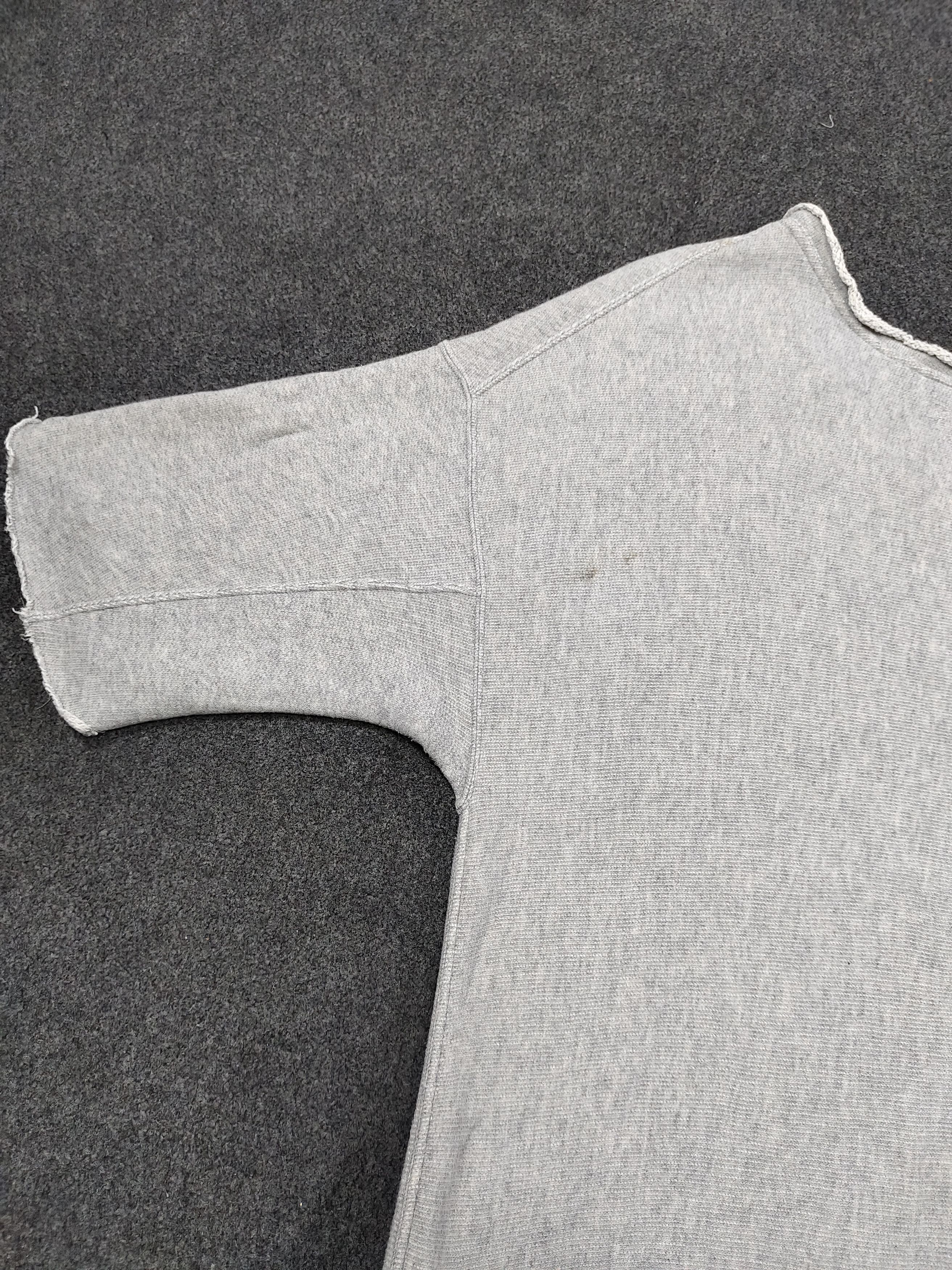 Ron Herman RHC Ron Herman- Minimalist Raw Edge V-Neck Sweat Midi Dress Size M / US 6-8 / IT 42-44 - 9 Thumbnail