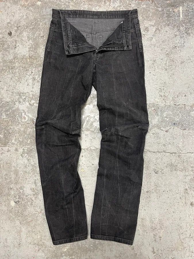 Marithe + Francois Girbaud 2000s Marithé + François Girbaud Grey Soft Denim Pants Size US 31 - 6 Thumbnail