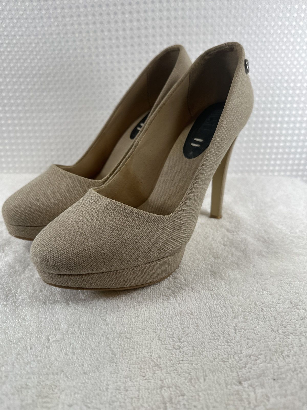 Diesel Diesel KRISTALY Heel Platform Ivory Size US 8 / IT 38 - 4 Thumbnail