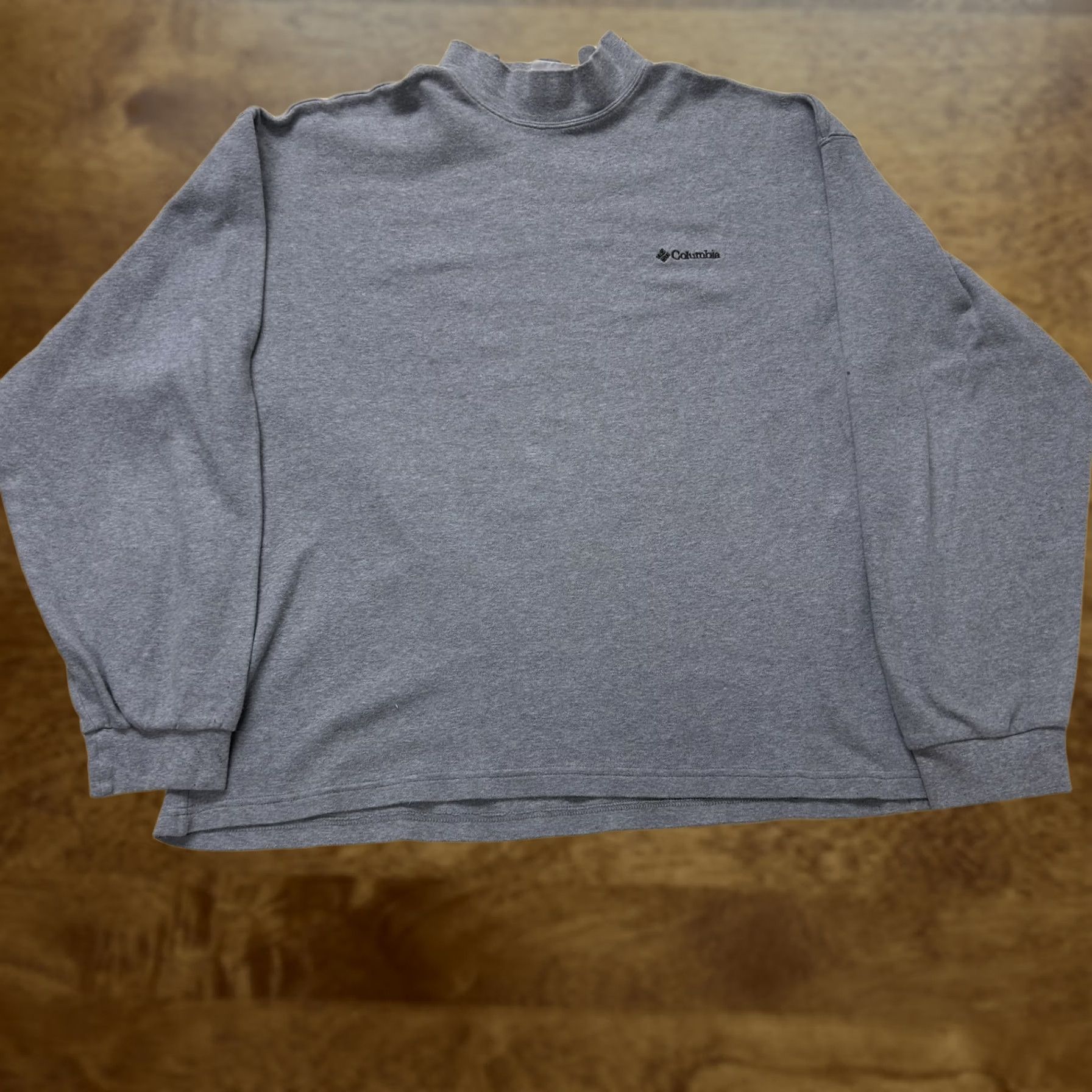 Vintage Columbia Sweatshirt Mens 2XL Gray Fleece Pullover Mock Neck Logo Outdoor Casual Size US XXL / EU 58 / 5 - 1 Thumbnail