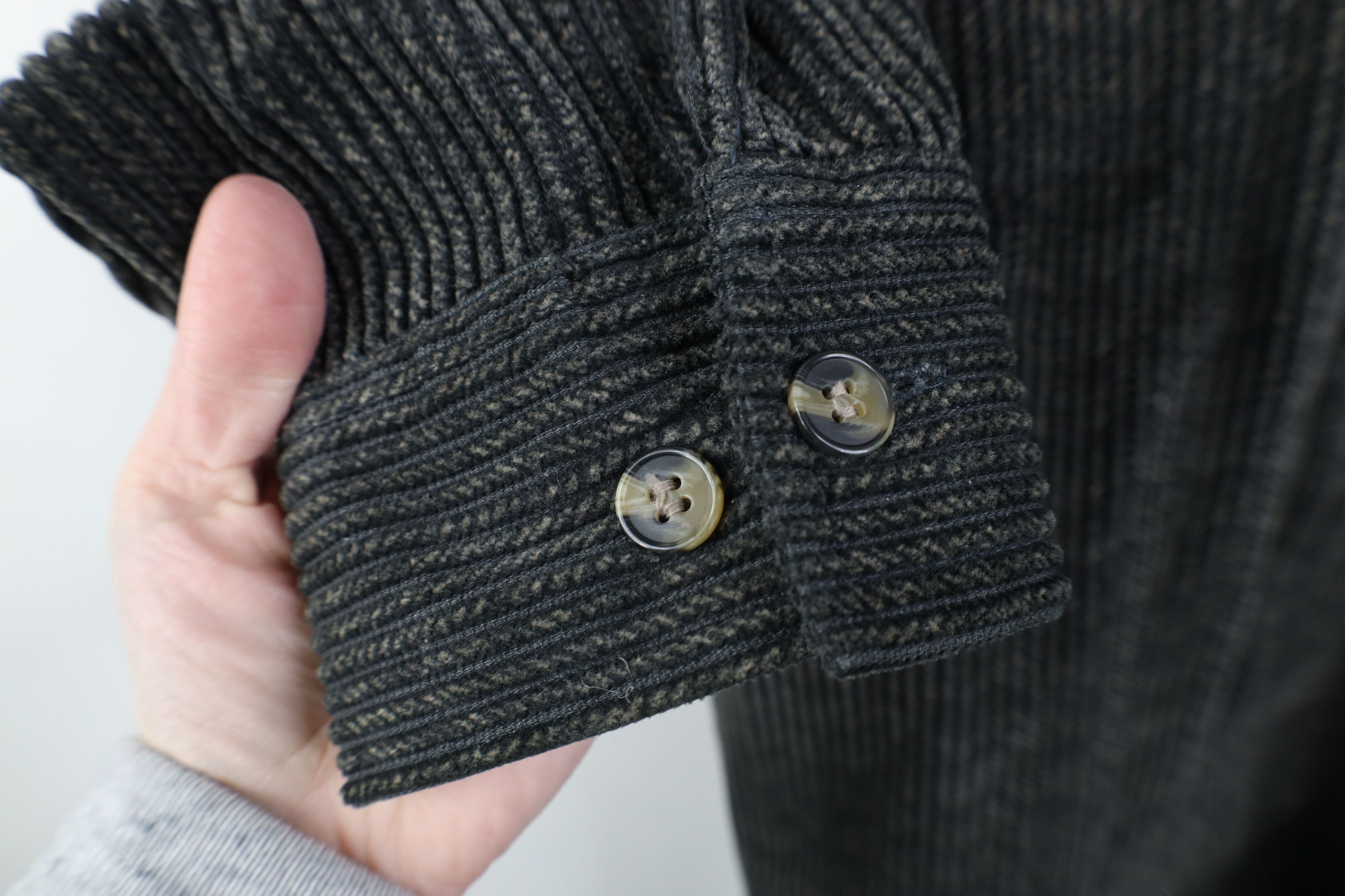 Vintage Vintage 90s Streetwear Full Zip Shirt Jacket Jac Shirt Gray Size US XL / EU 56 / 4 - 5 Thumbnail