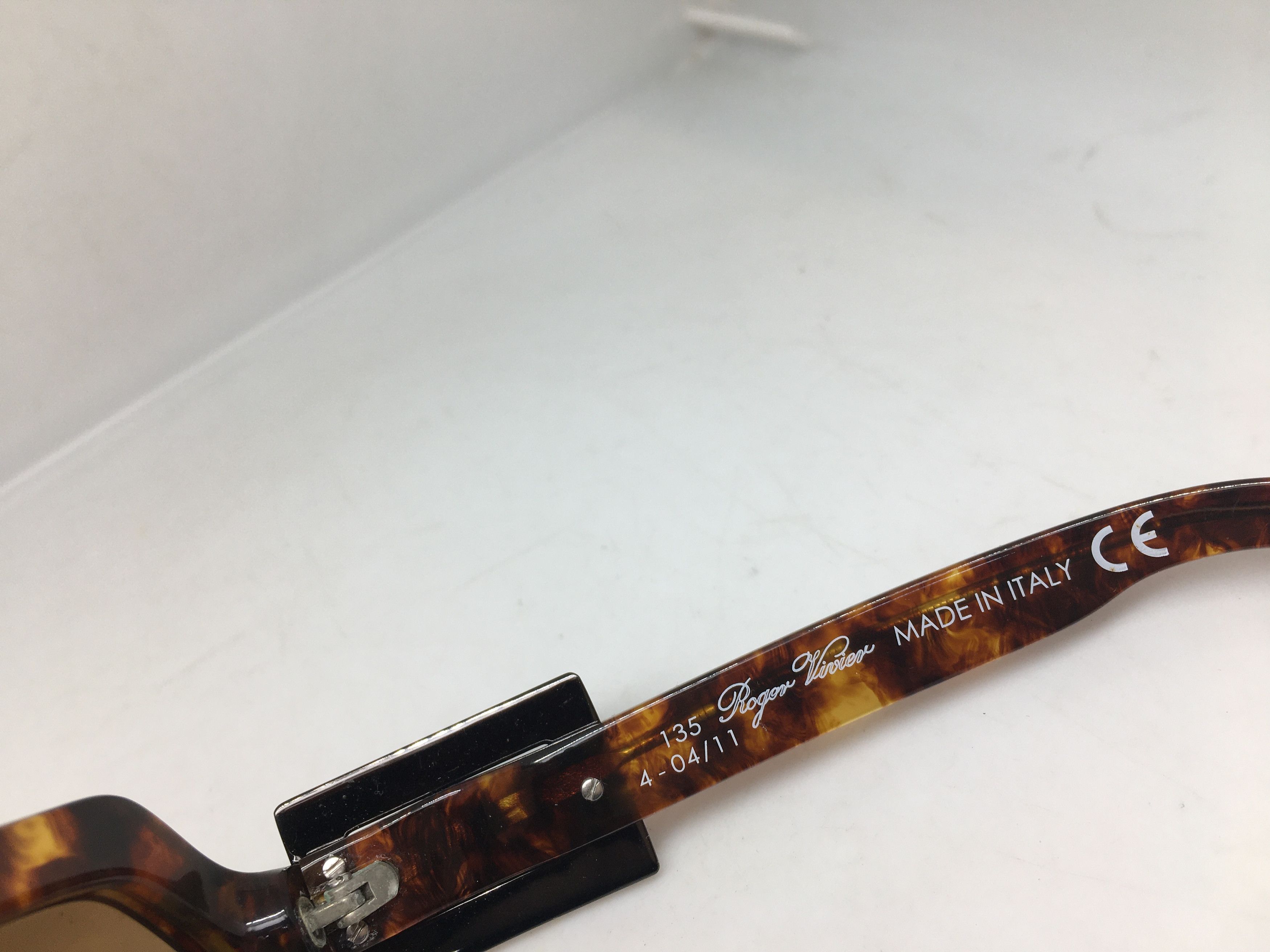 Other Handmade Roger Vivier Tortoise Sunglasses Frame Size ONE SIZE - 4 Thumbnail