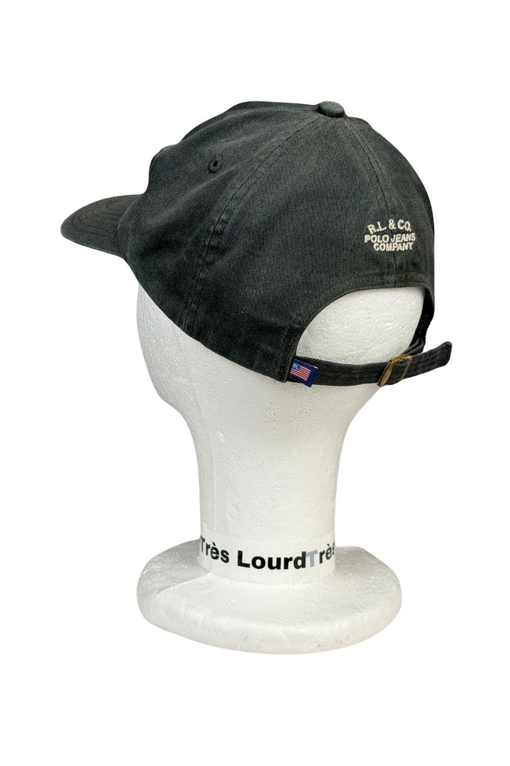 Polo Ralph Lauren Vintage Polo Jeans Co RL Logo Faded Cap Distressed Workwear Size ONE SIZE - 11 Thumbnail