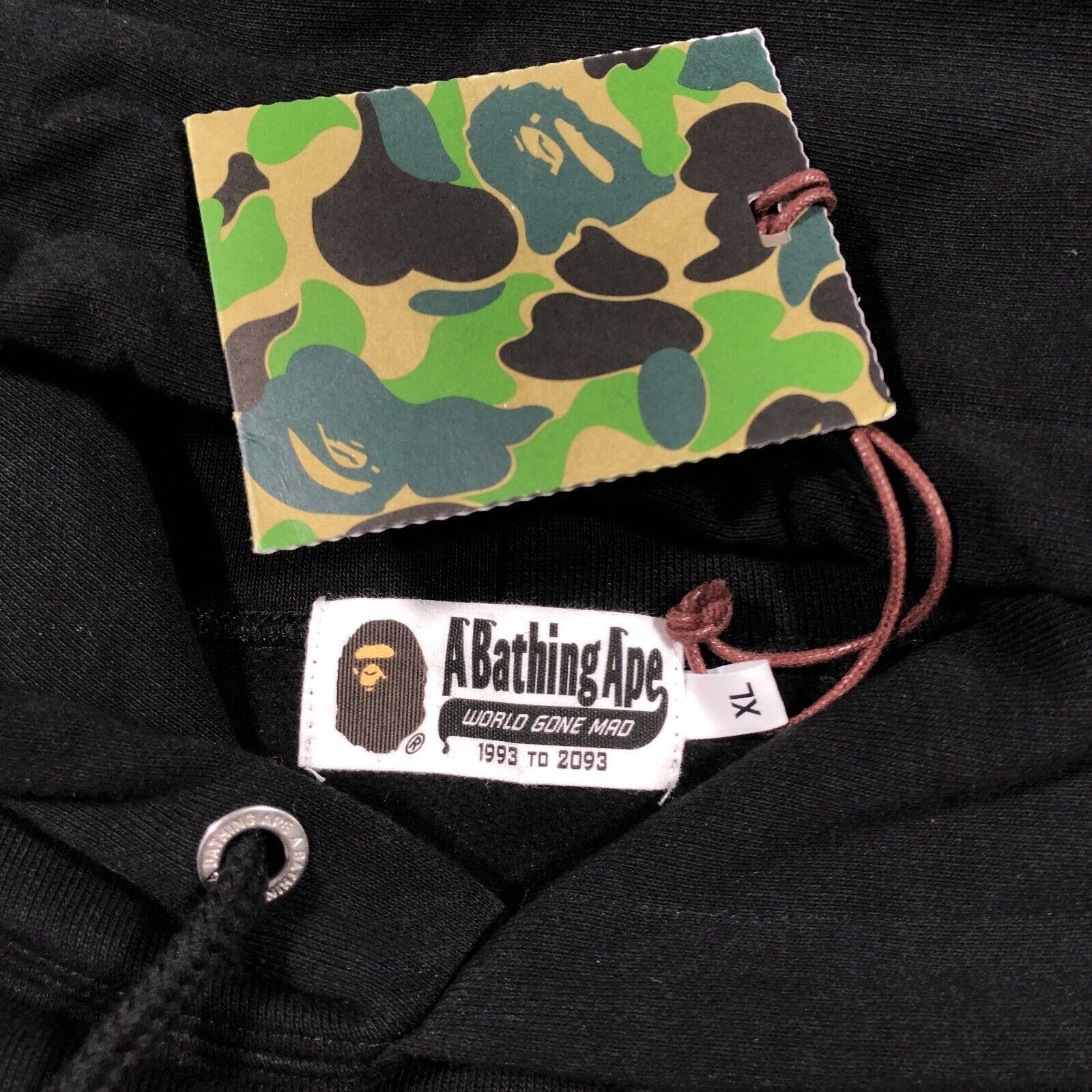 Bape NEW A Bathing Ape I Love Bape Black Hoodie Sweater Size XL Size US XL / EU 56 / 4 - 4 Thumbnail