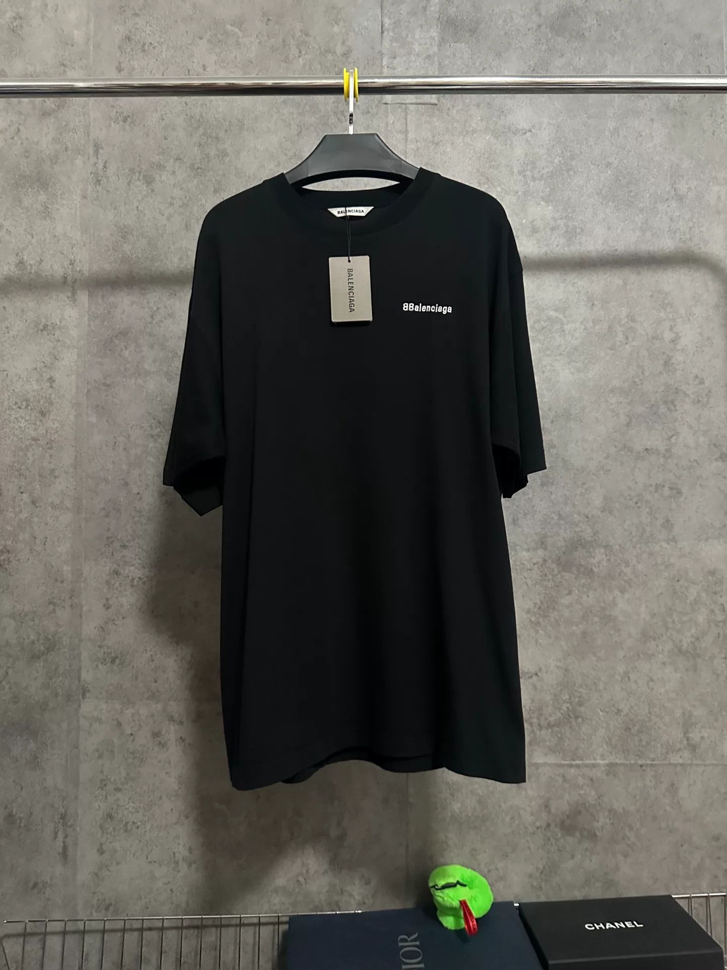 balenciaga black short sleeve t-shirt