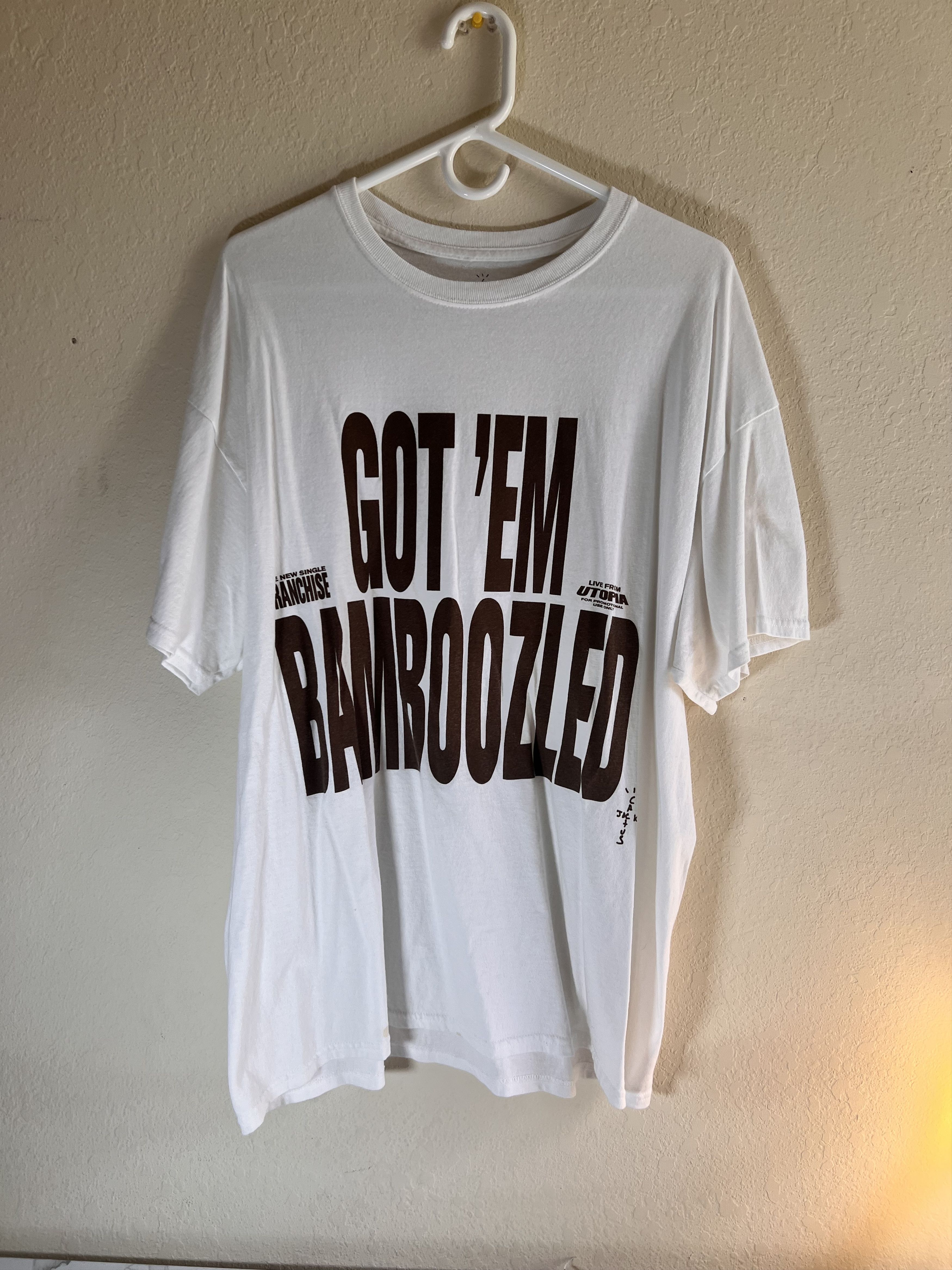 Travis Scott Travis Scott Franchise Got 'Em Bamboozled T-Shirt Tee OS Size US XL / EU 56 / 4 - 2 Thumbnail