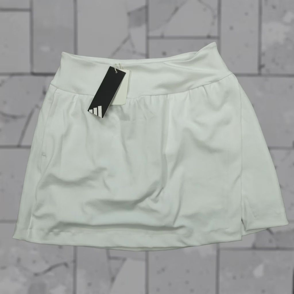 Adidas Adidas ULTIMATE 365 Faux Classic Wrap Skort Women's M White Skort Short Wrap Pockets Activewear Tennis Summer Athleisure Womens Size M White Size ONE SIZE - 1 Thumbnail